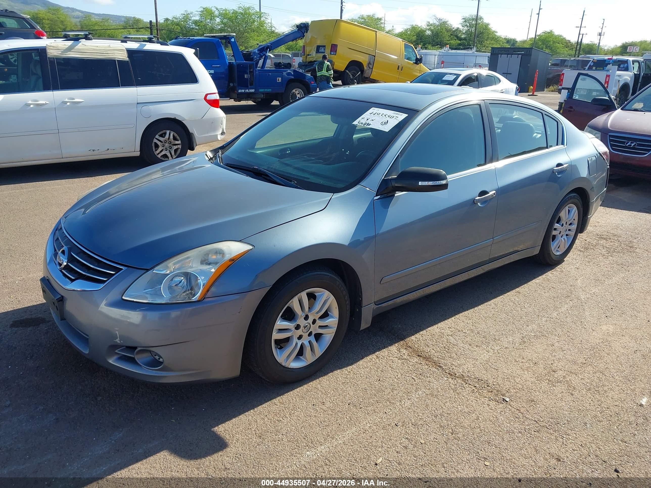 2010 Nissan Altima 2.5 S Light Blue vin: 1N4AL2APXAN471165