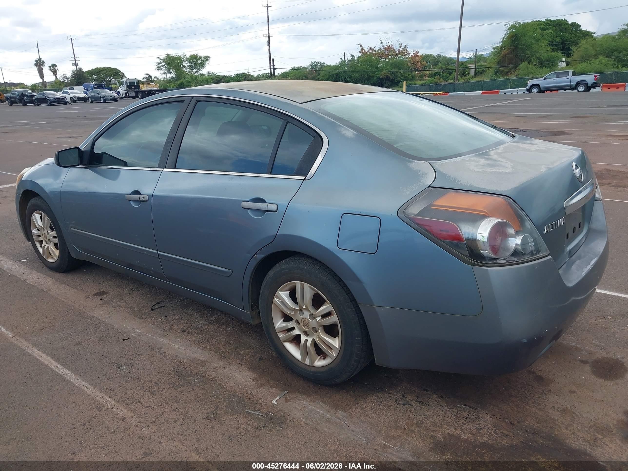2010 Nissan Altima 2.5 S Blue vin: 1N4AL2APXAN493599