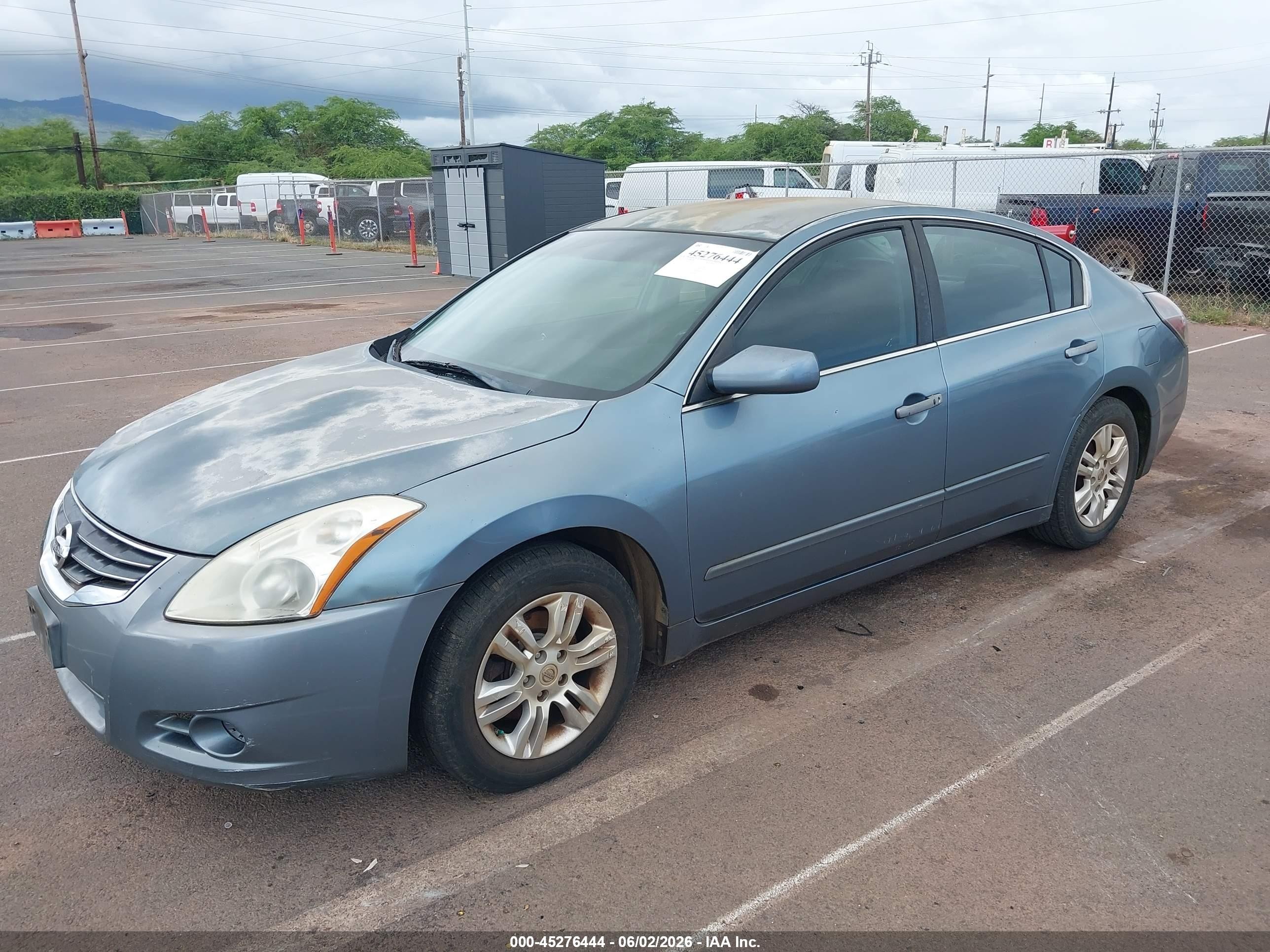 2010 Nissan Altima 2.5 S Blue vin: 1N4AL2APXAN493599
