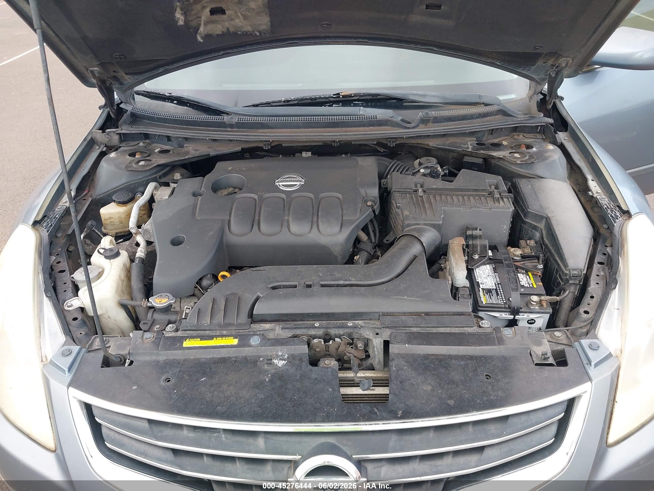 2010 Nissan Altima 2.5 S Blue vin: 1N4AL2APXAN493599
