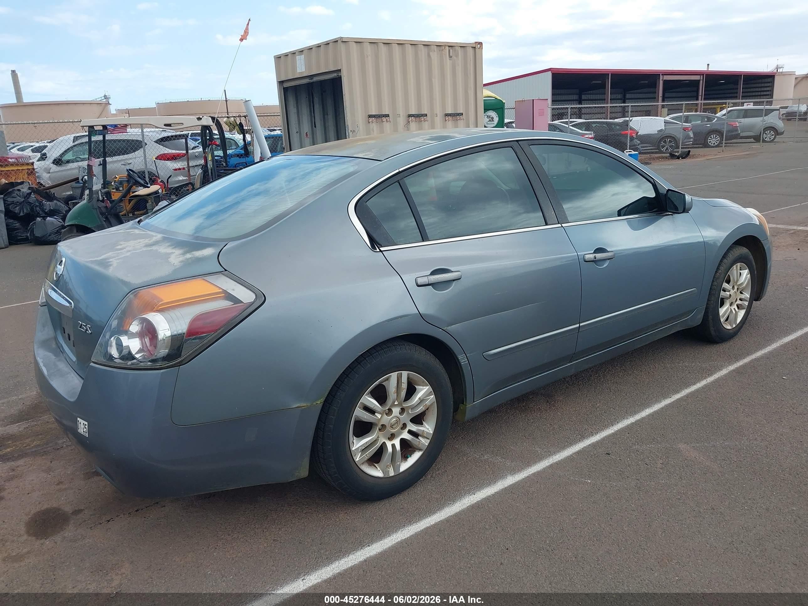 2010 Nissan Altima 2.5 S Blue vin: 1N4AL2APXAN493599