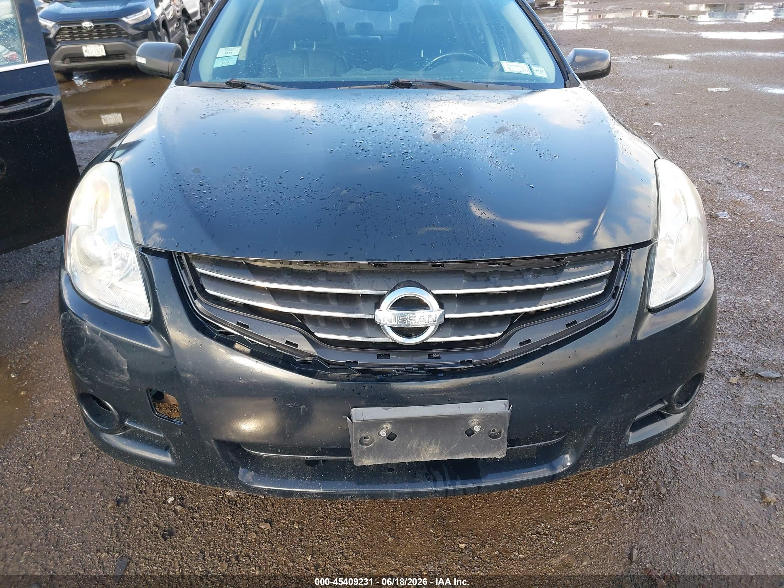 2010 Nissan Altima 2.5 S Black vin: 1N4AL2APXAN497314