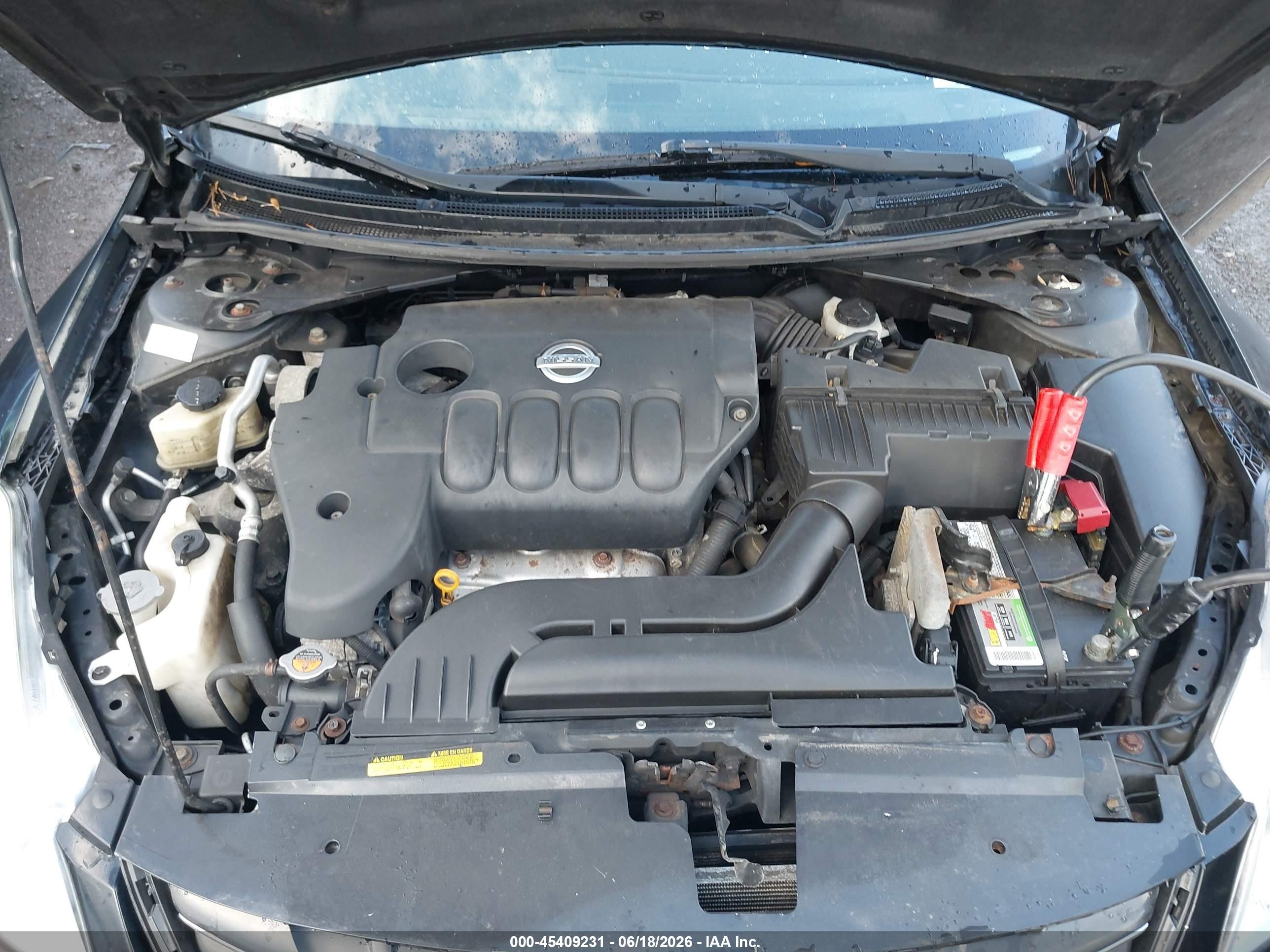 2010 Nissan Altima 2.5 S Black vin: 1N4AL2APXAN497314