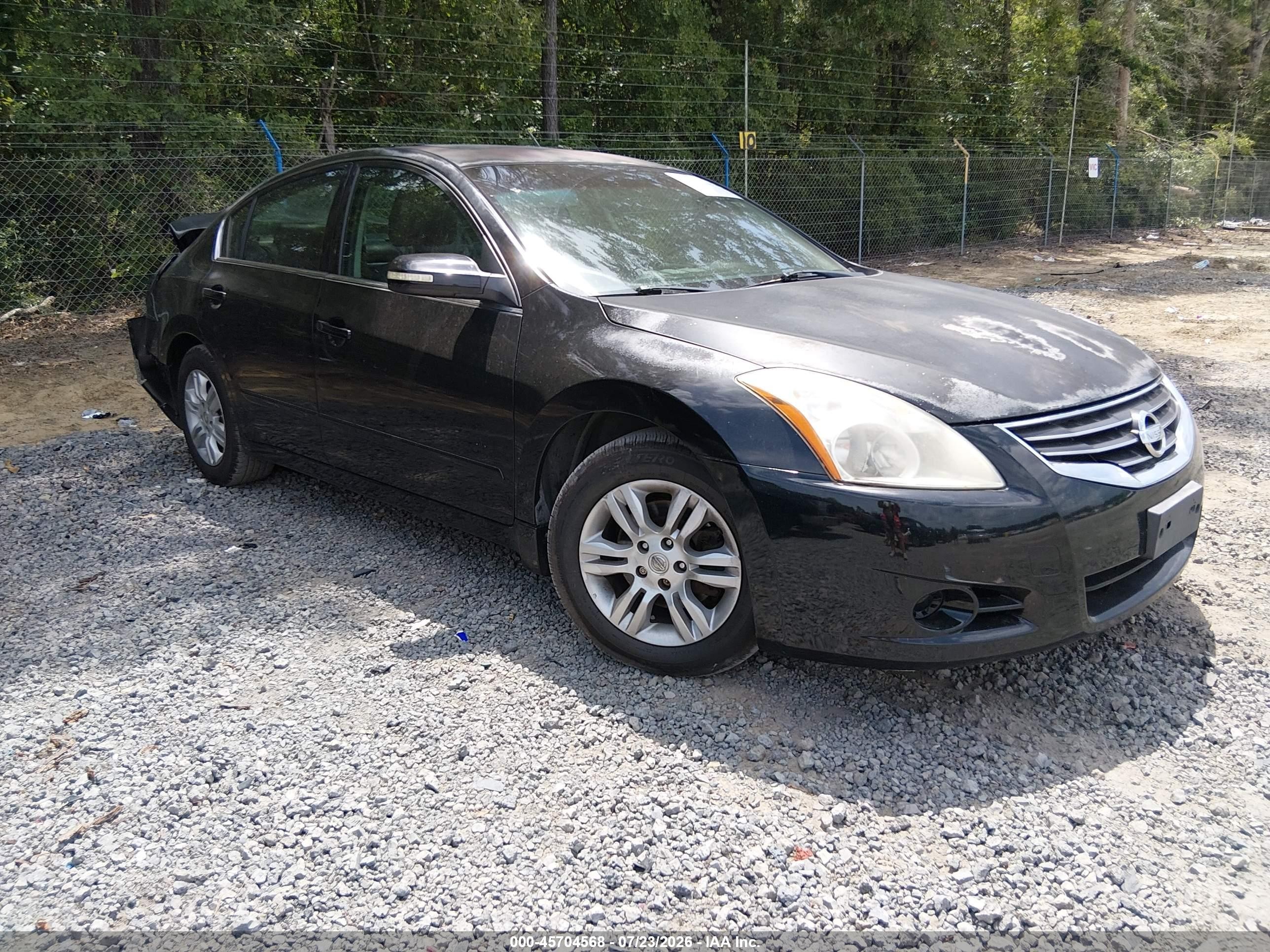 2010 Nissan Altima 2.5 S Black vin: 1N4AL2APXAN498043