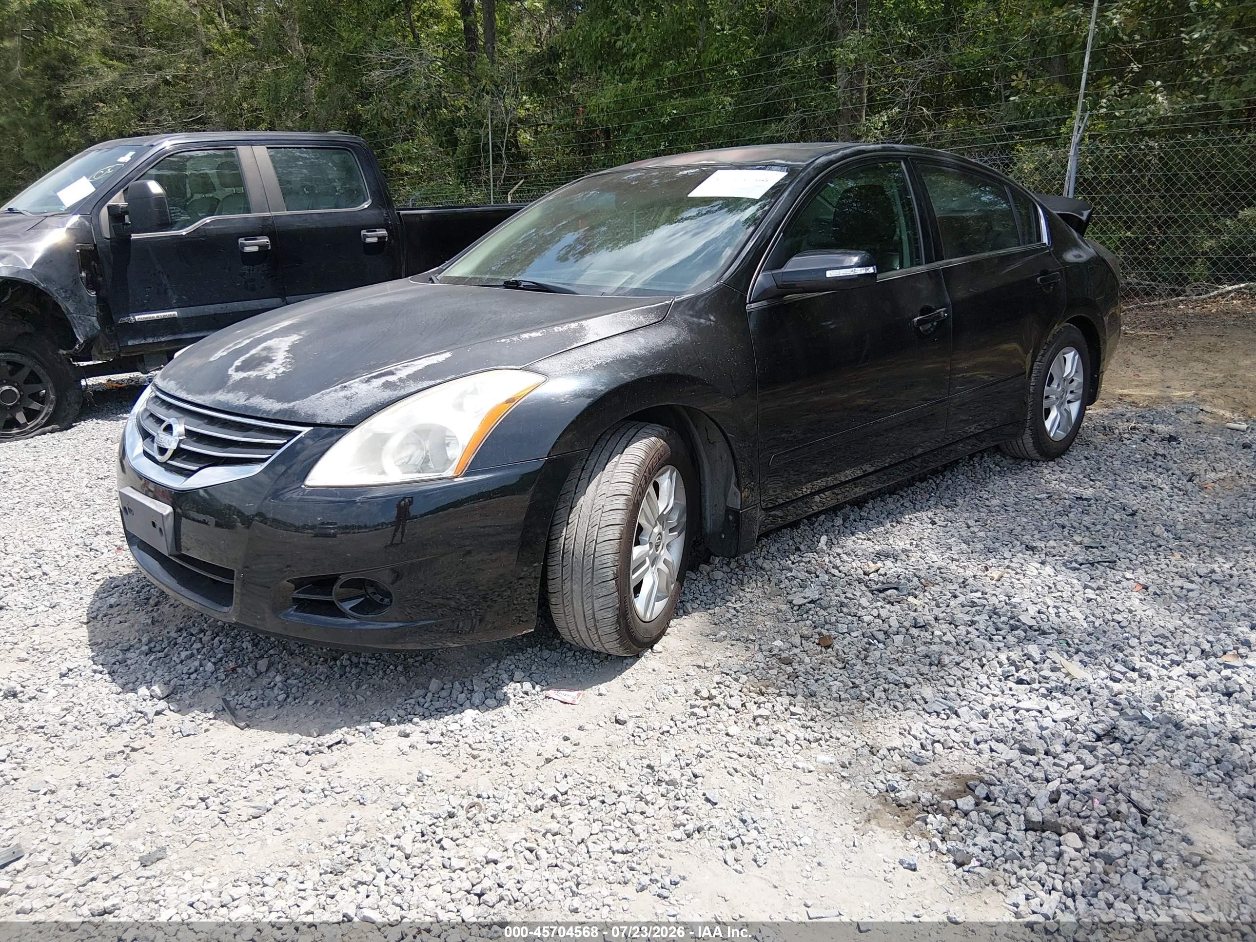 2010 Nissan Altima 2.5 S Black vin: 1N4AL2APXAN498043