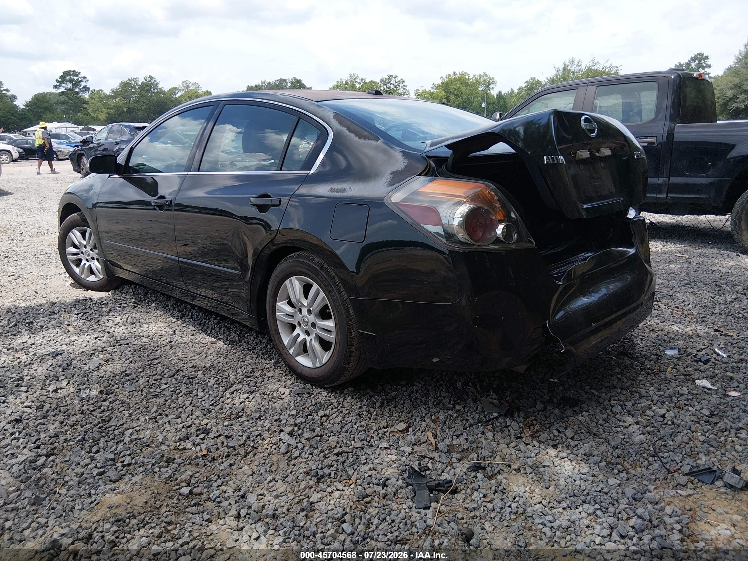 2010 Nissan Altima 2.5 S Black vin: 1N4AL2APXAN498043