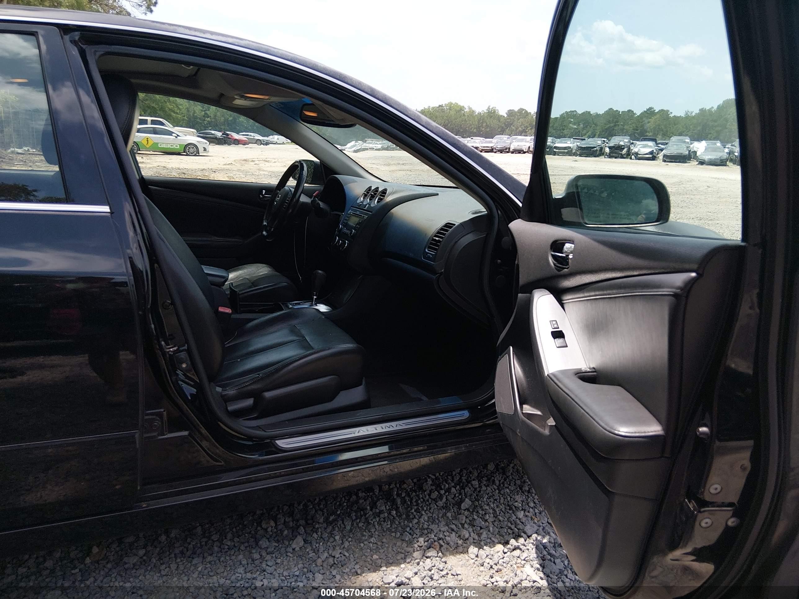 2010 Nissan Altima 2.5 S Black vin: 1N4AL2APXAN498043