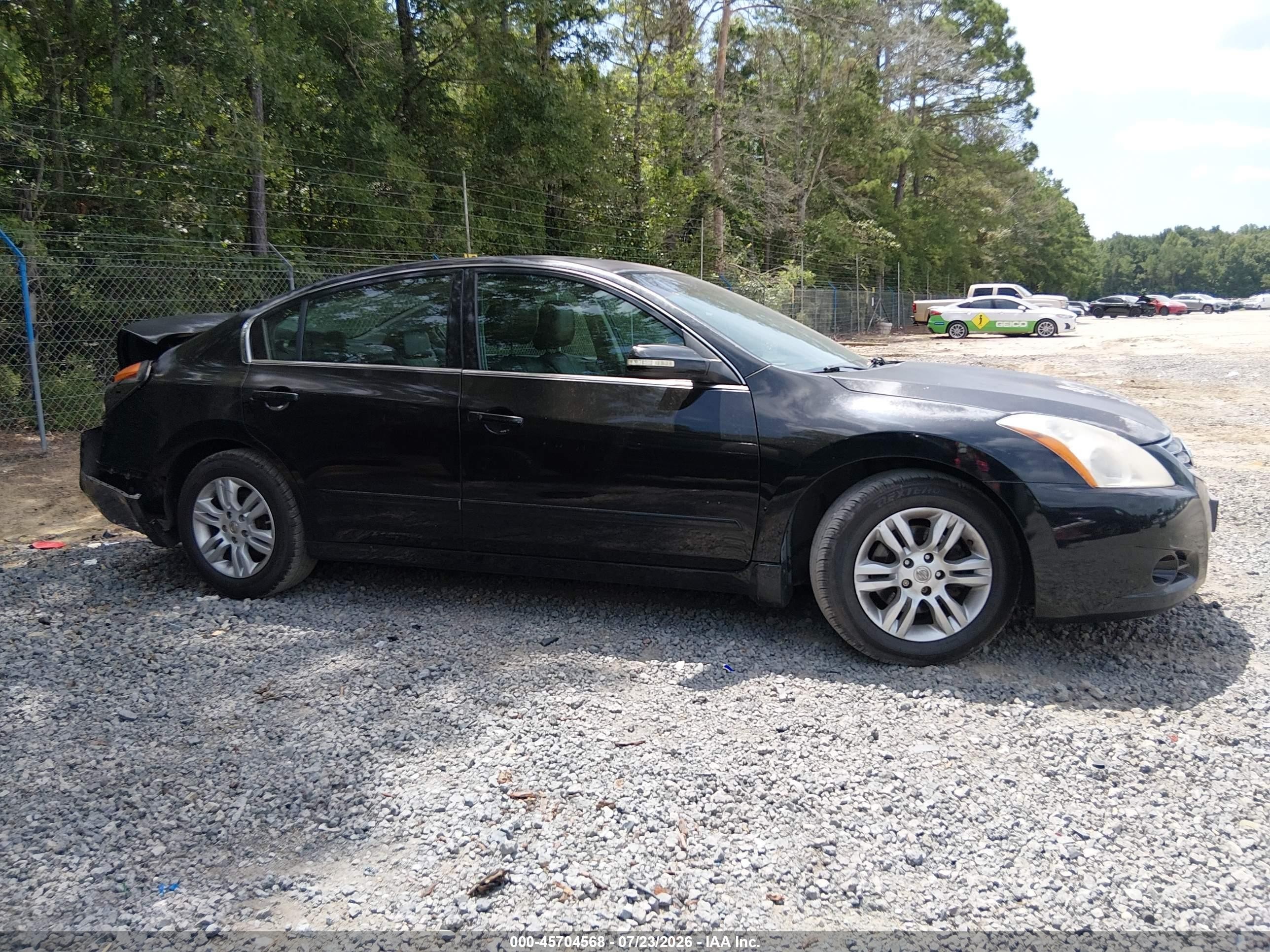 2010 Nissan Altima 2.5 S Black vin: 1N4AL2APXAN498043
