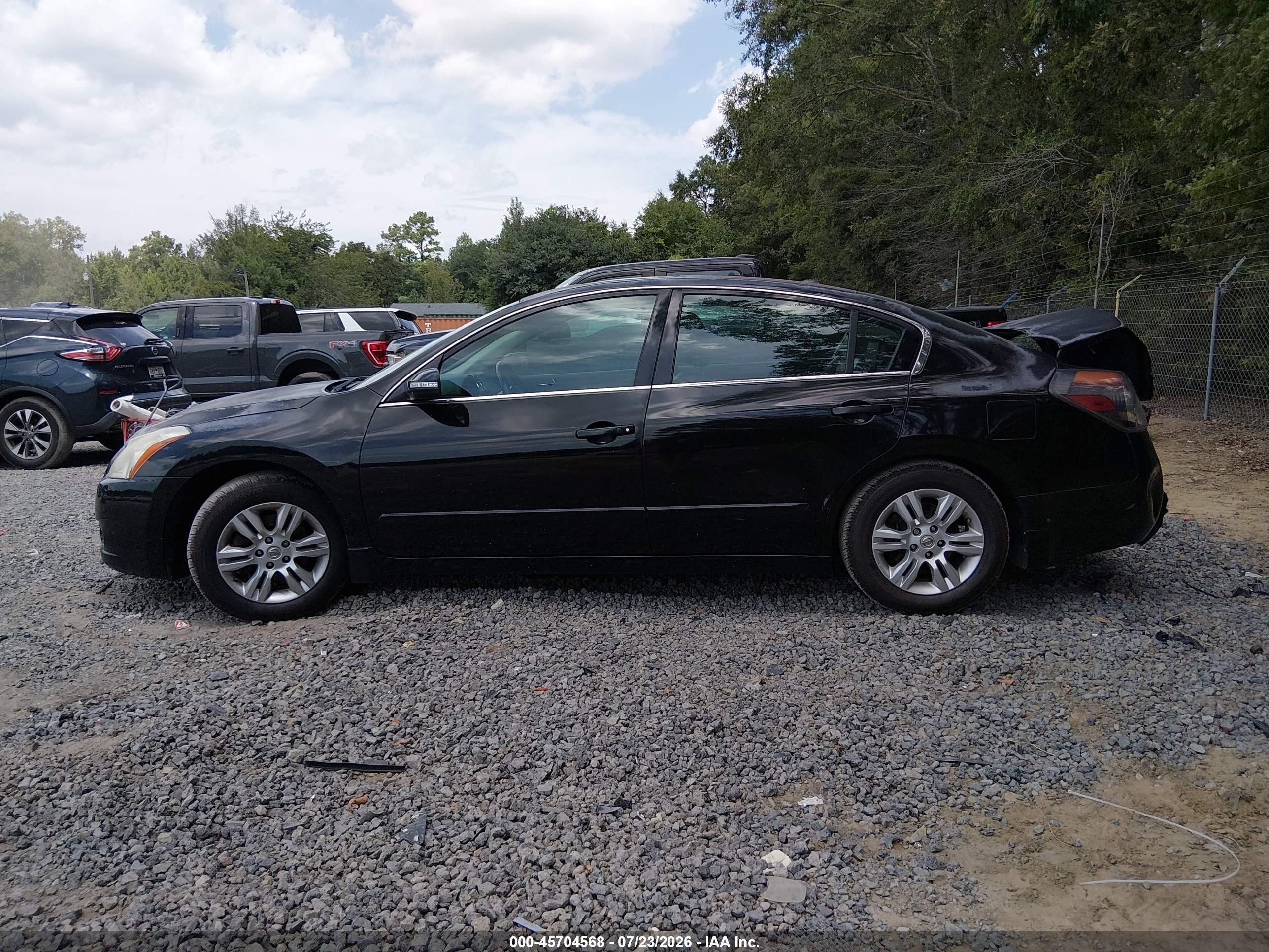 2010 Nissan Altima 2.5 S Black vin: 1N4AL2APXAN498043