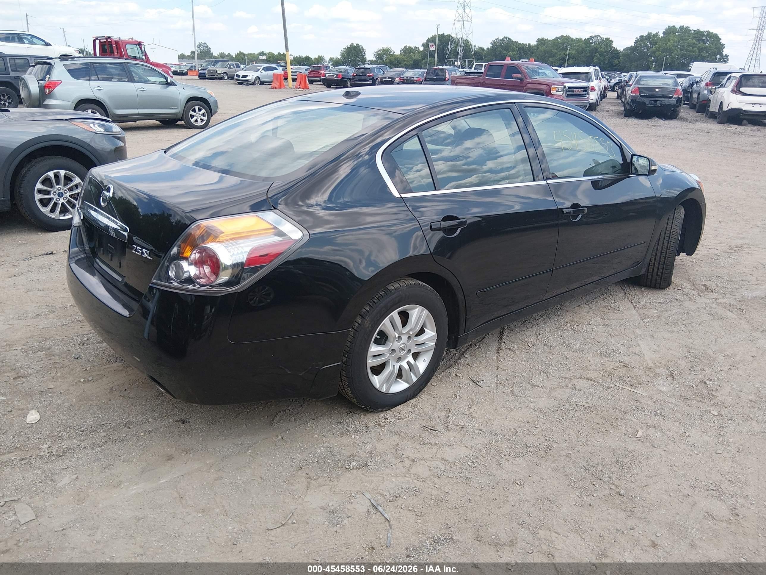 2010 Nissan Altima 2.5 S Black vin: 1N4AL2APXAN547158