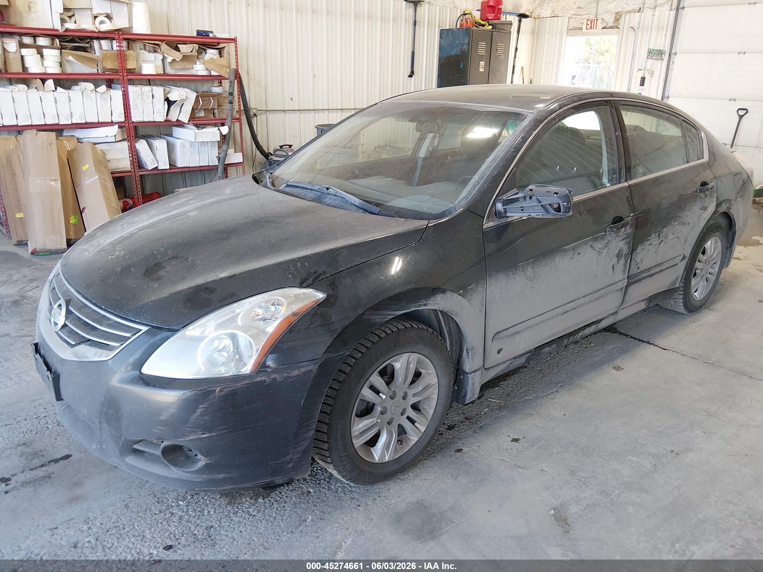 2010 Nissan Altima 2.5 S Black vin: 1N4AL2APXAN566602