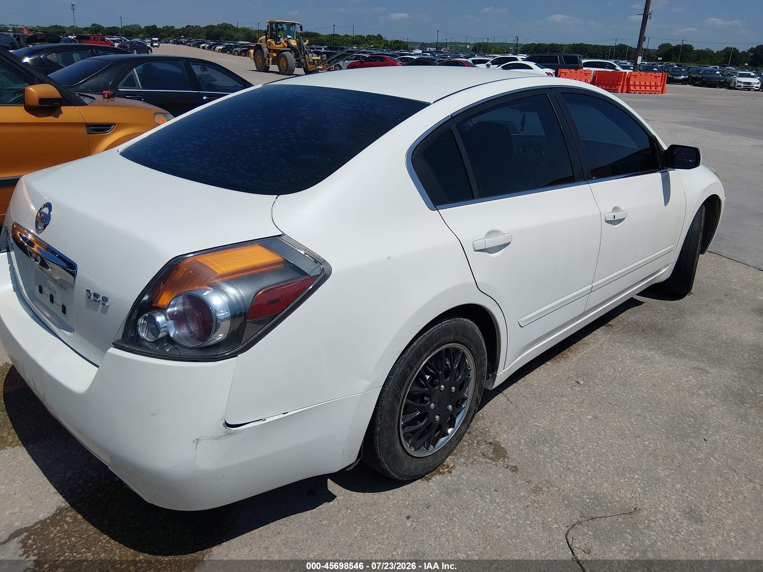 2011 Nissan Altima 2.5 S White vin: 1N4AL2APXBC152989