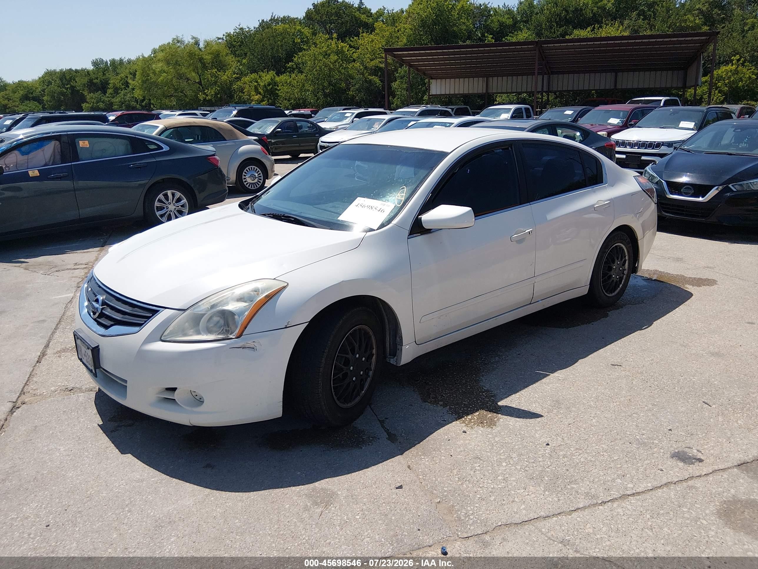 2011 Nissan Altima 2.5 S White vin: 1N4AL2APXBC152989