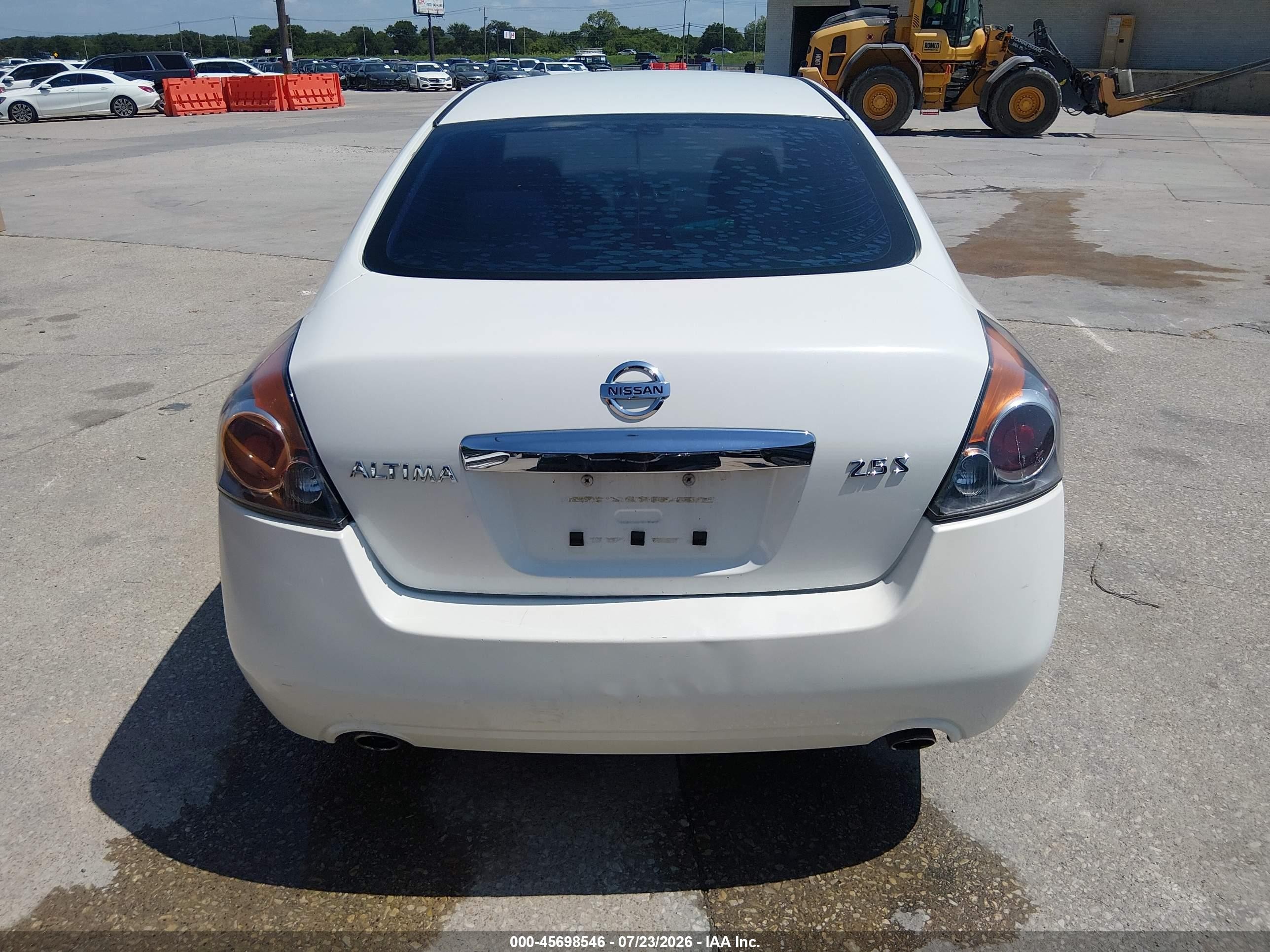 2011 Nissan Altima 2.5 S White vin: 1N4AL2APXBC152989