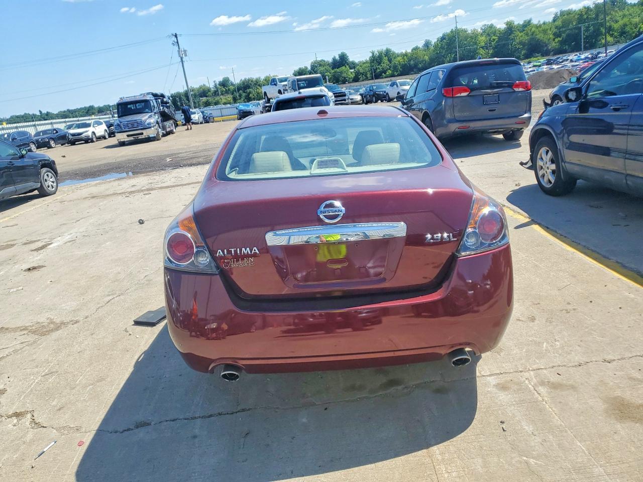 2011 Nissan Altima 2.5 Темно-бордовый vin: 1N4AL2APXBC162969