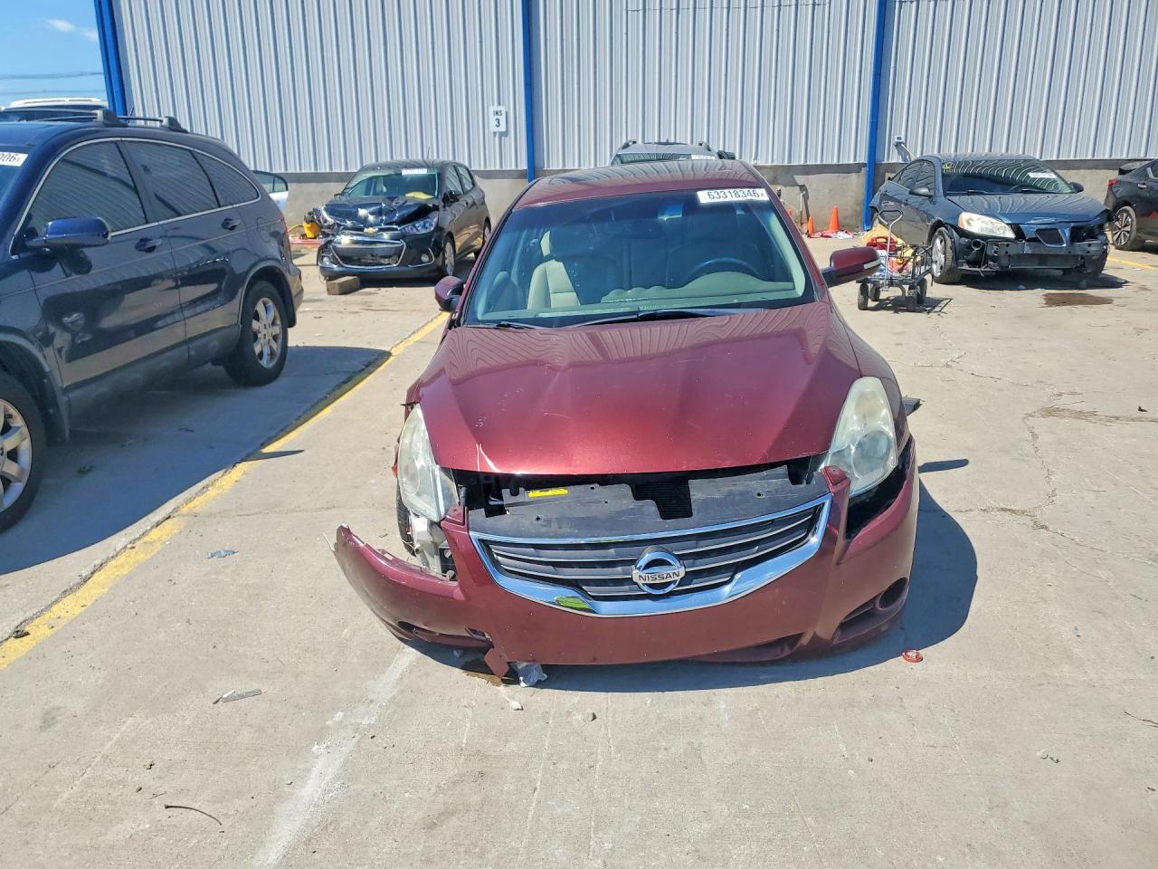 2011 Nissan Altima 2.5 Темно-бордовый vin: 1N4AL2APXBC162969