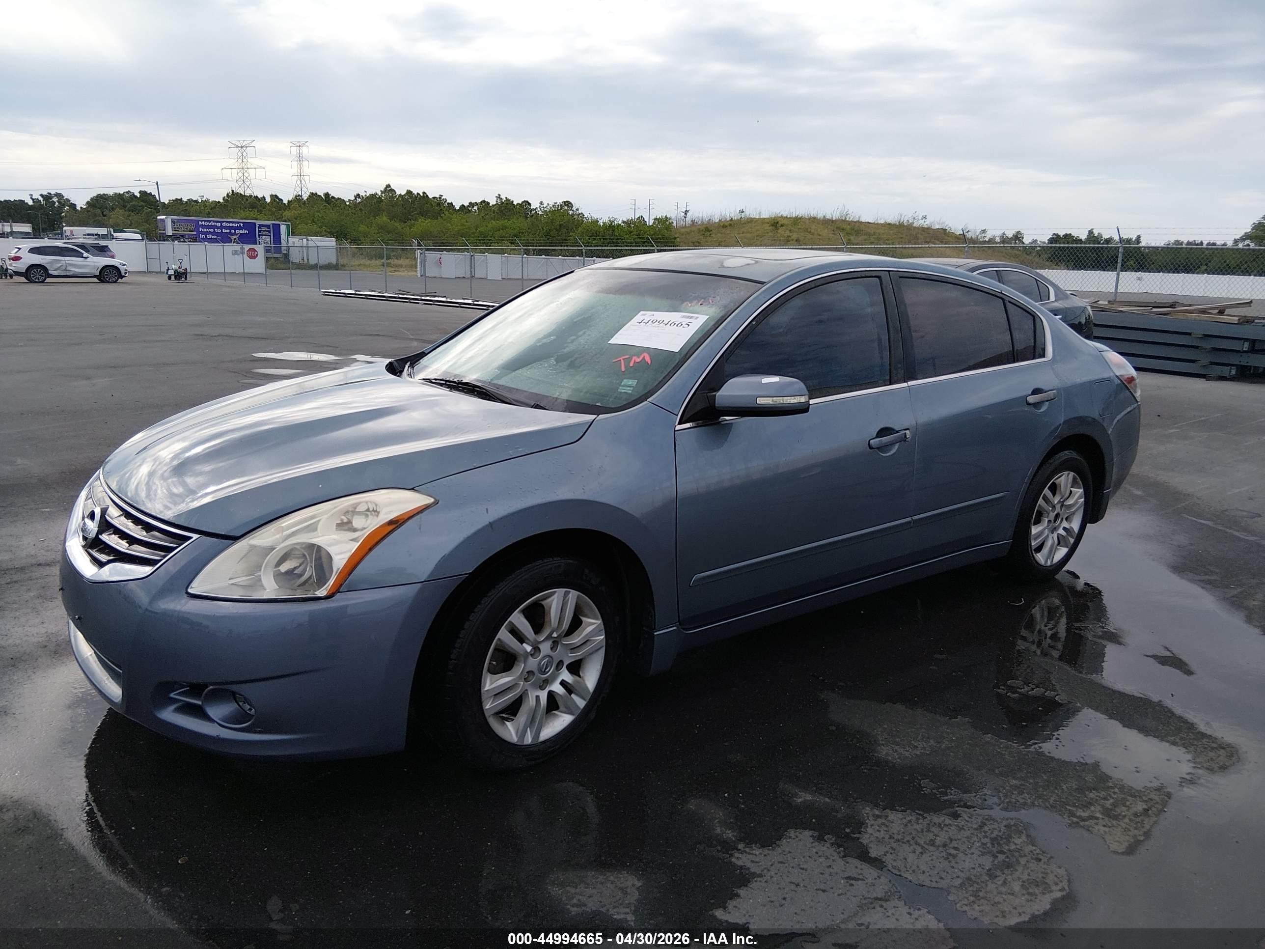 2011 Nissan Altima 2.5 S Light Blue vin: 1N4AL2APXBN438703
