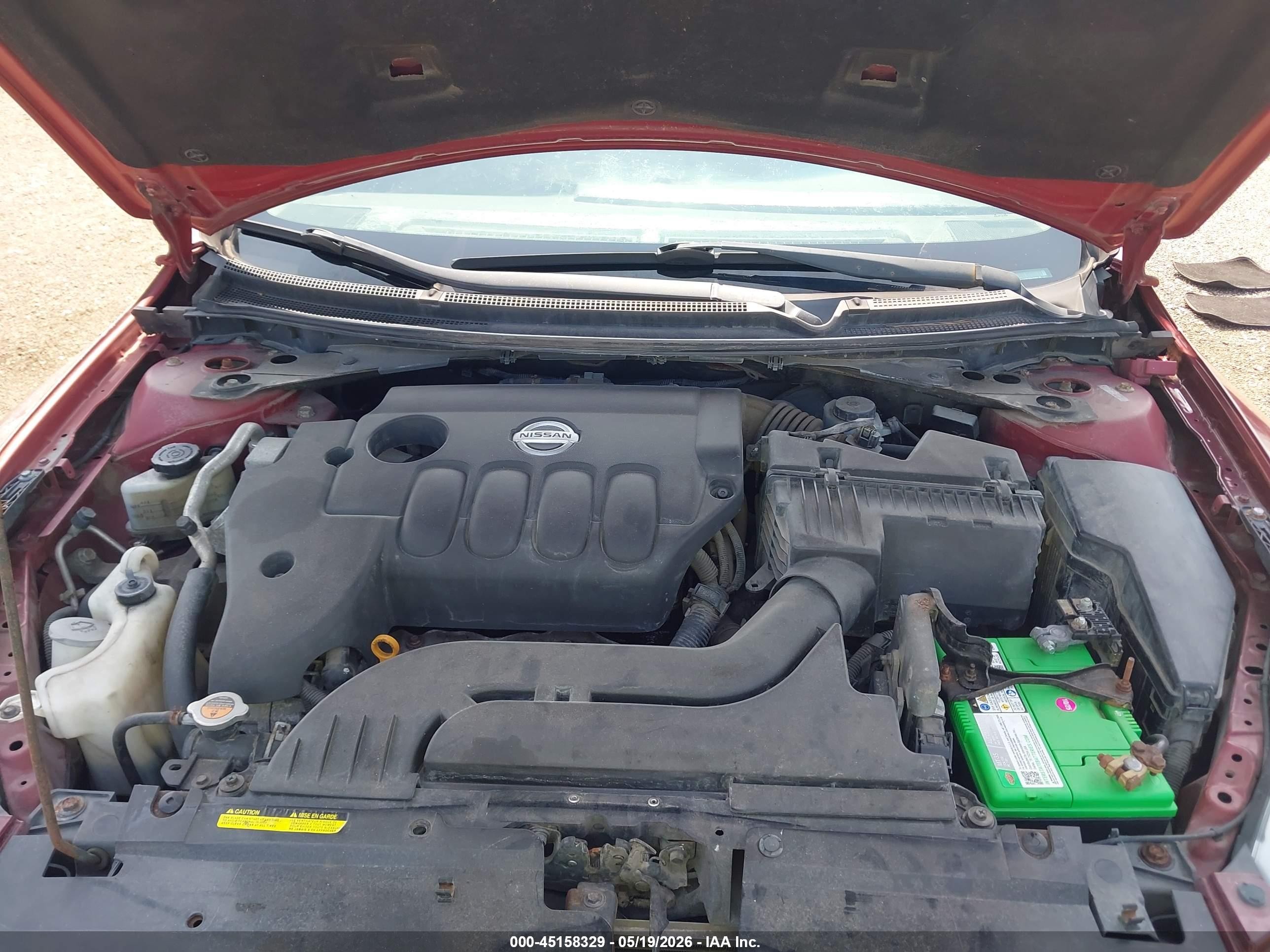 2011 Nissan Altima 2.5 S Burgundy vin: 1N4AL2APXBN456179