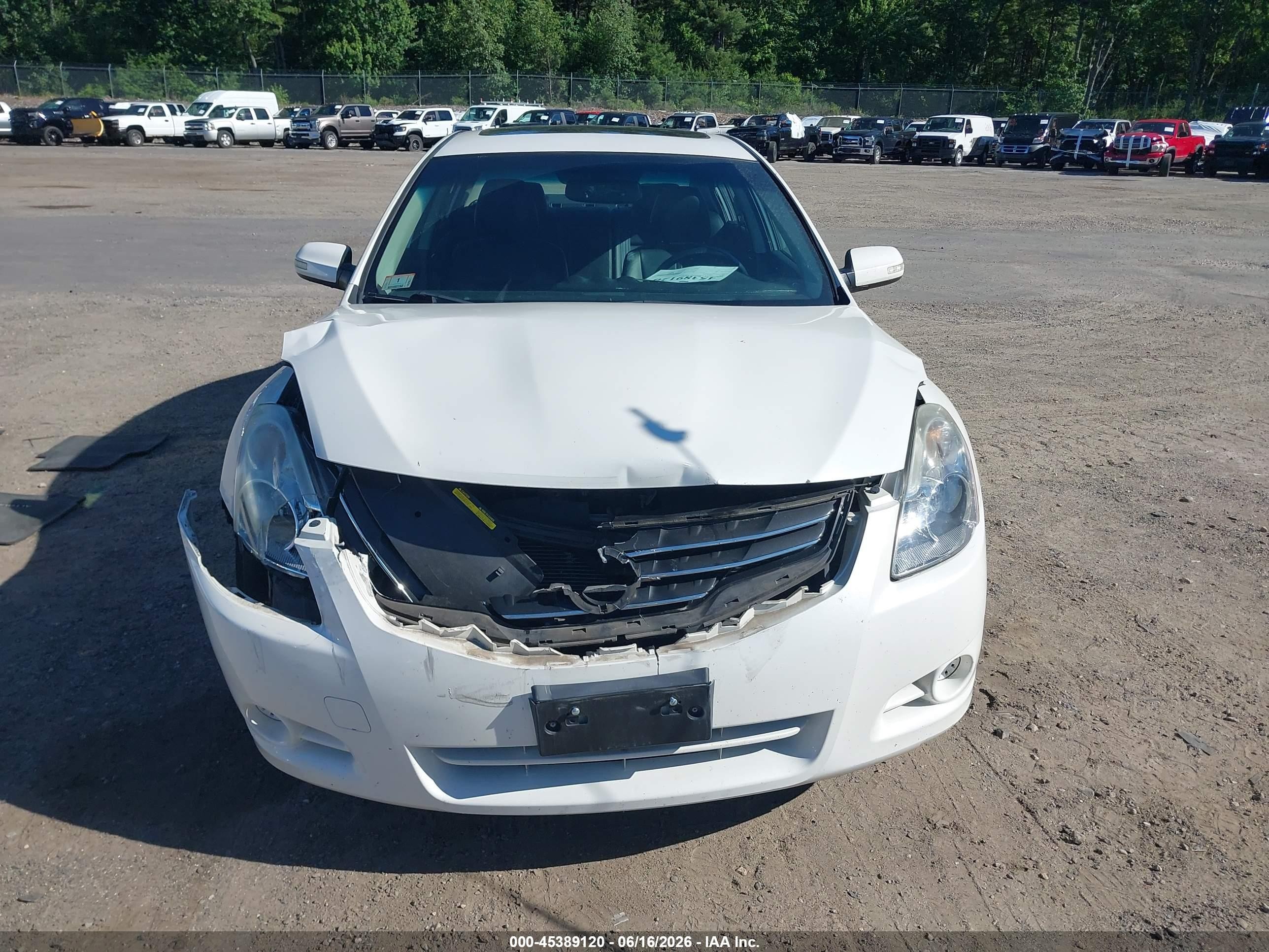 2011 Nissan Altima 2.5 S White vin: 1N4AL2APXBN508779