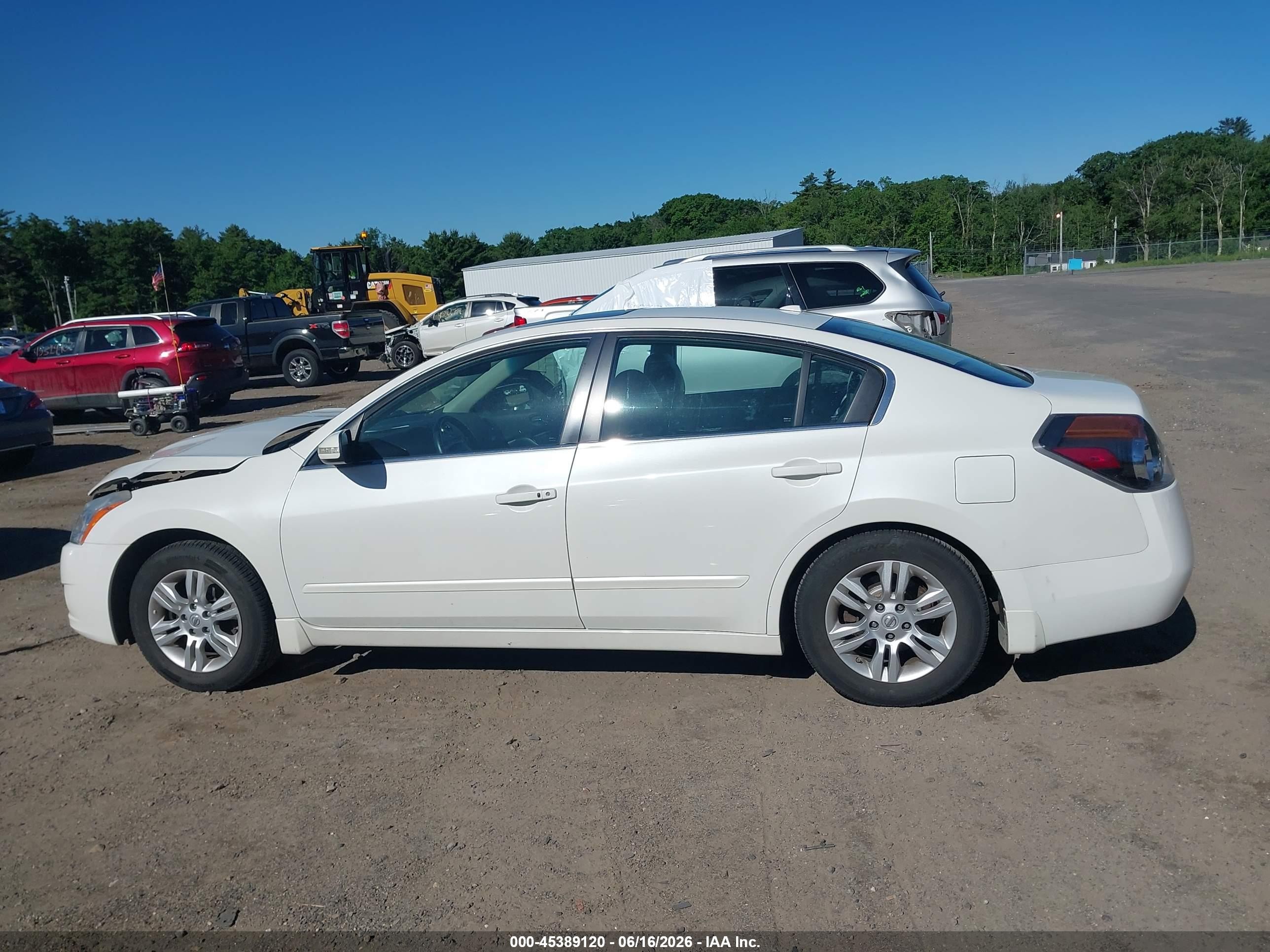 2011 Nissan Altima 2.5 S White vin: 1N4AL2APXBN508779
