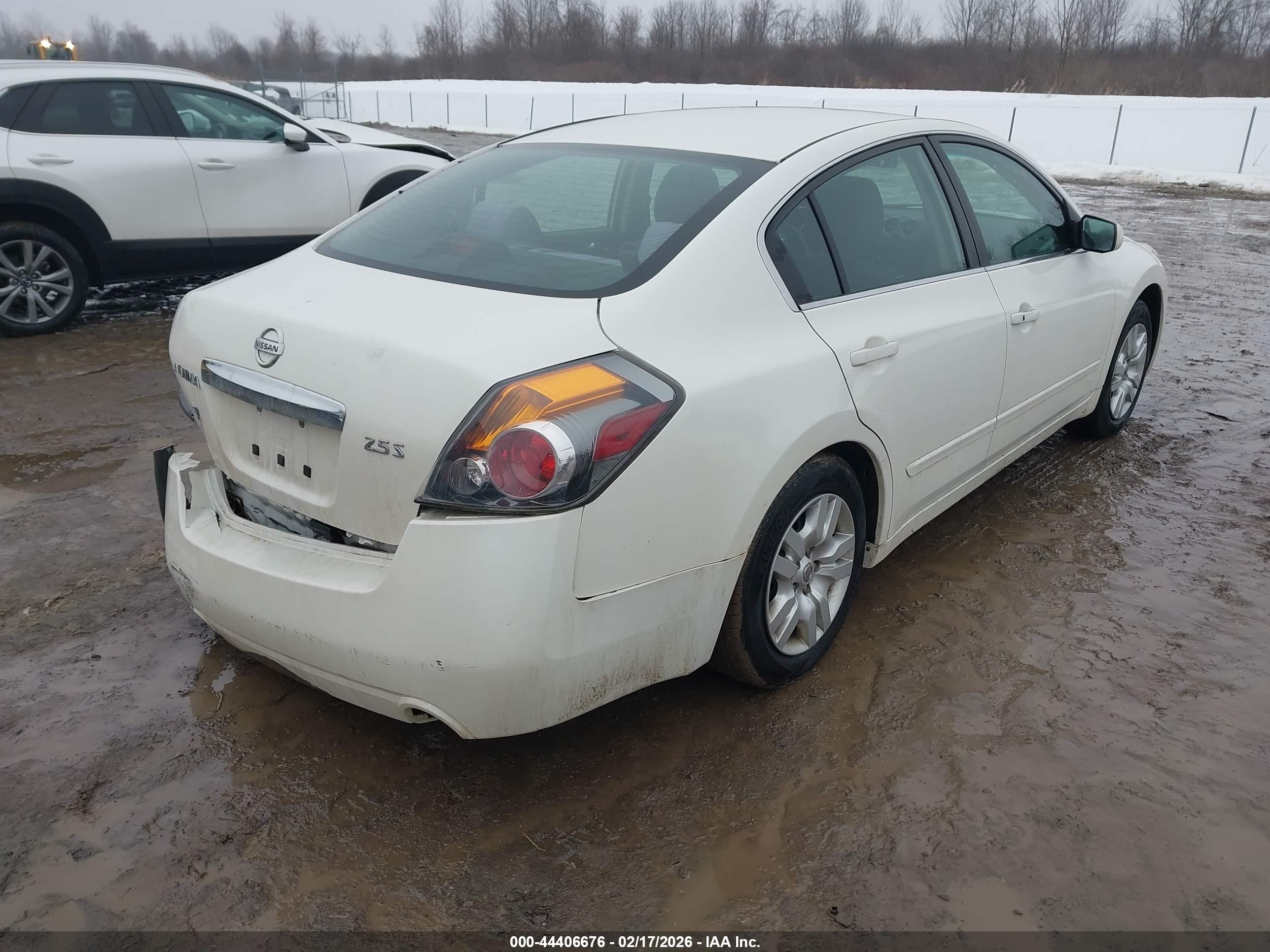 2012 Nissan Altima 2.5 S White vin: 1N4AL2APXCC100201