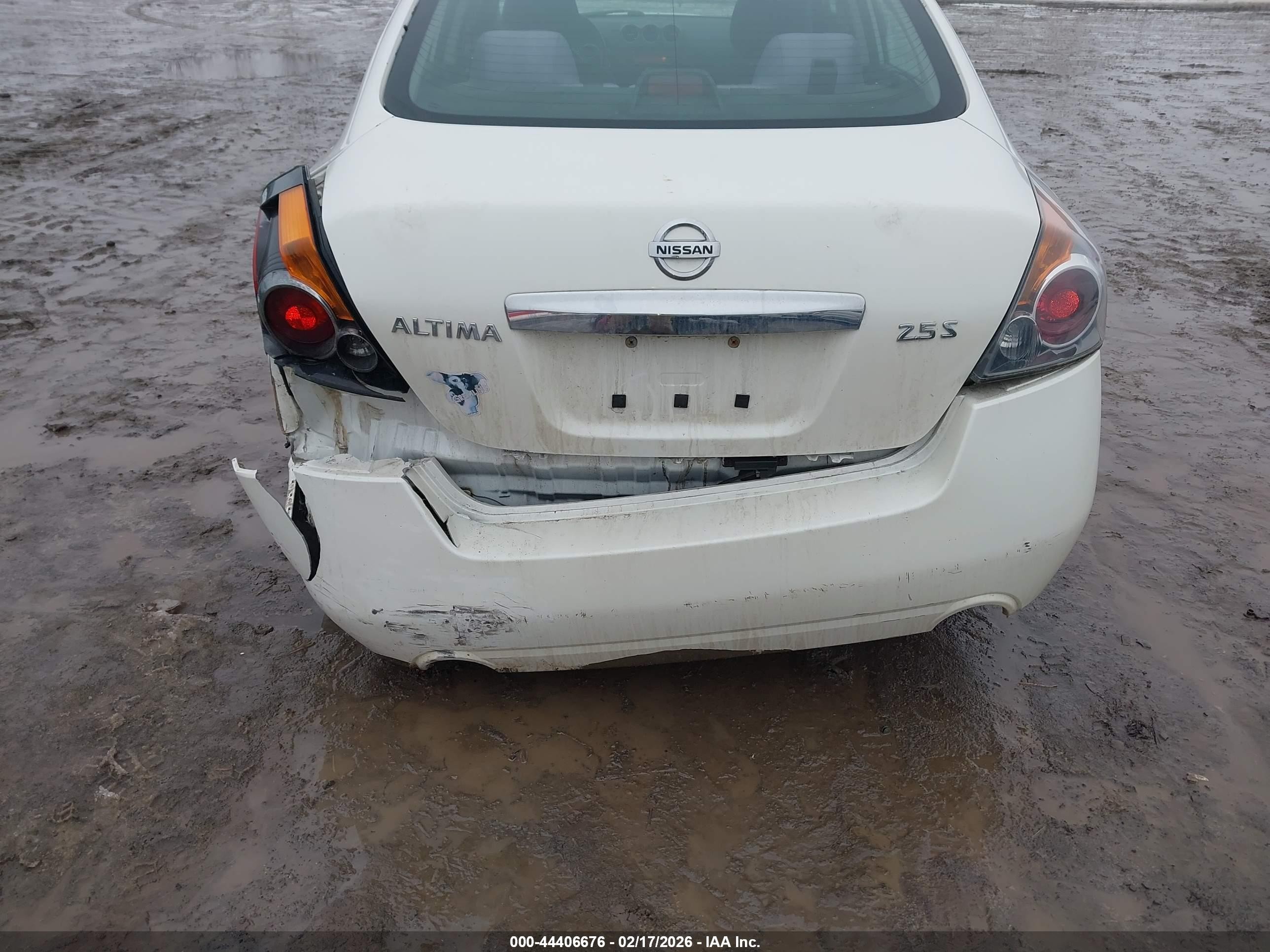 2012 Nissan Altima 2.5 S White vin: 1N4AL2APXCC100201