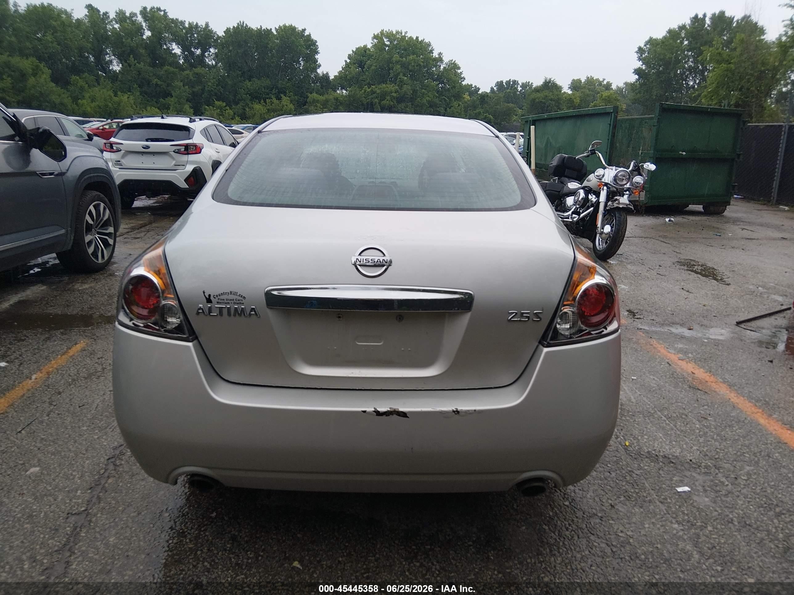 2012 Nissan Altima 2.5 S Silver vin: 1N4AL2APXCC162164