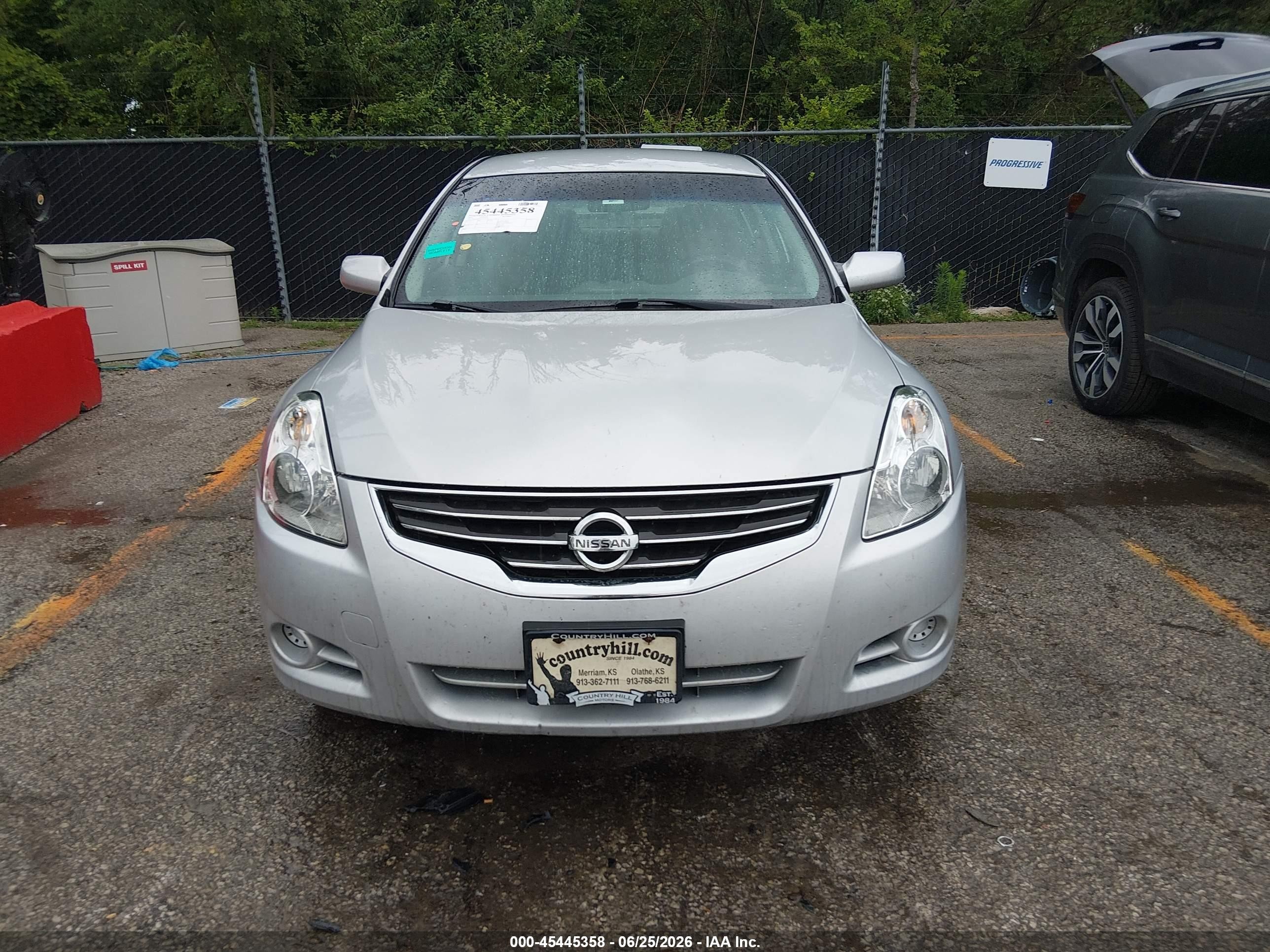 2012 Nissan Altima 2.5 S Silver vin: 1N4AL2APXCC162164