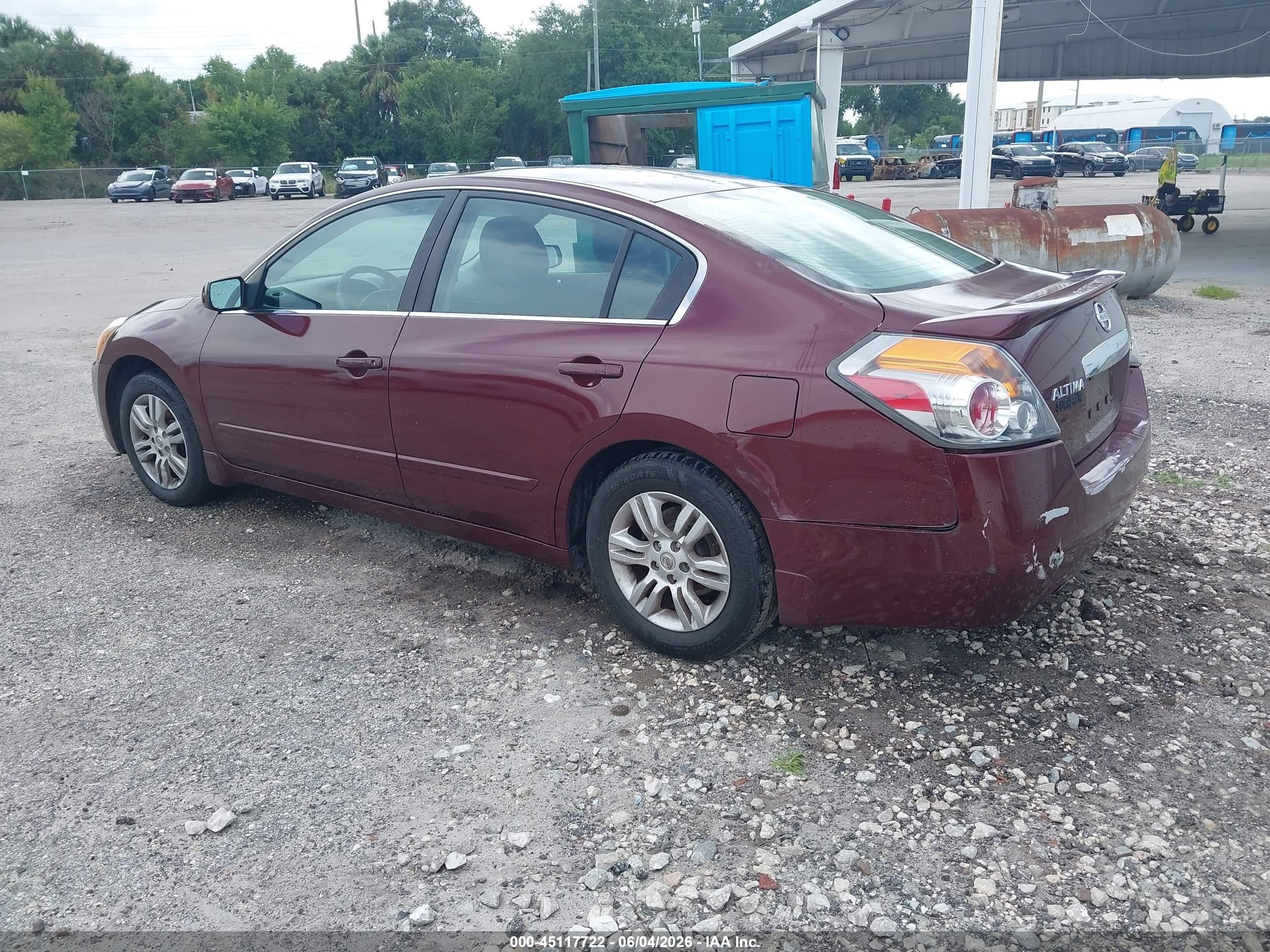 2012 Nissan Altima 2.5 S Maroon vin: 1N4AL2APXCC164464