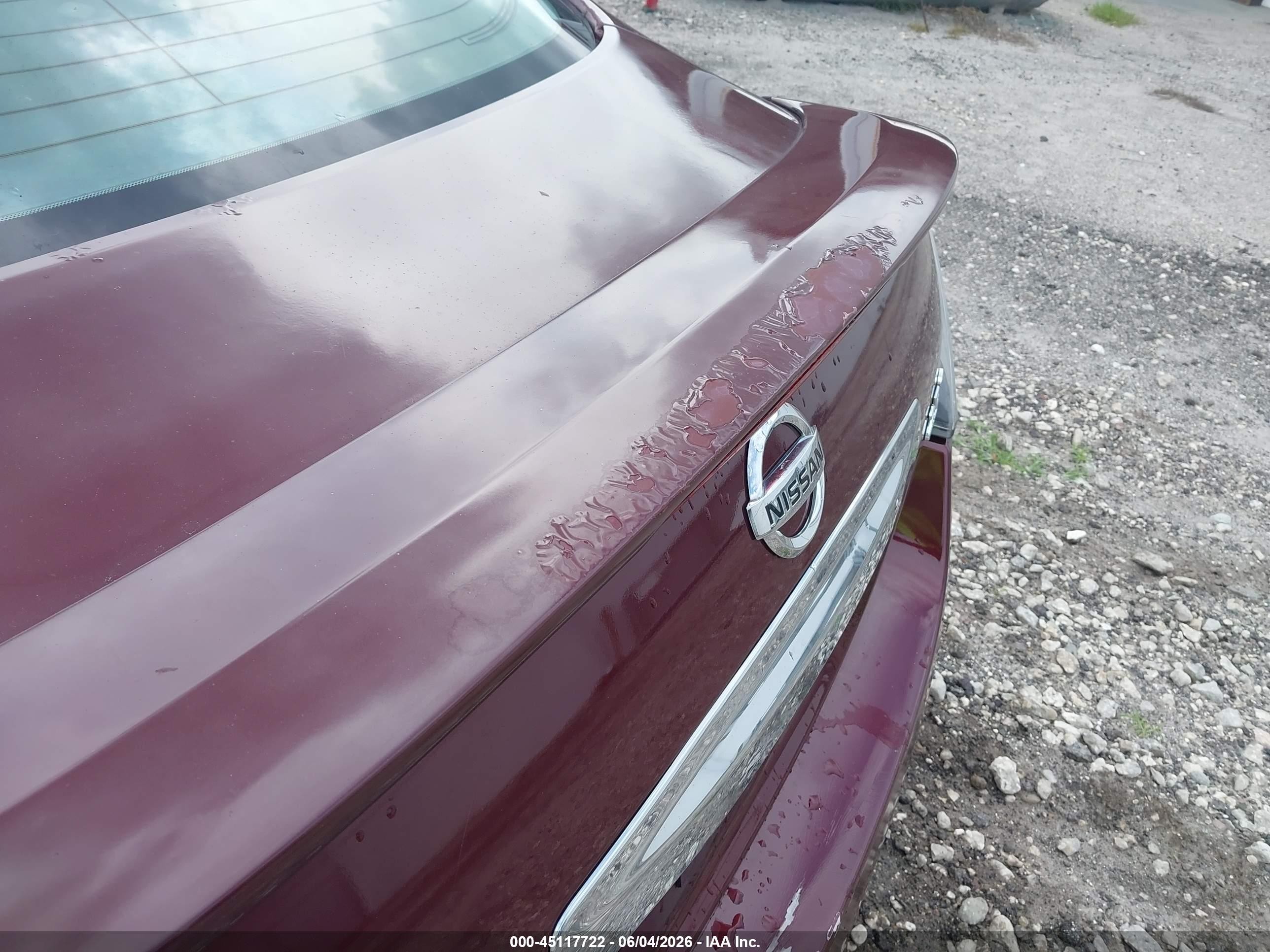 2012 Nissan Altima 2.5 S Maroon vin: 1N4AL2APXCC164464
