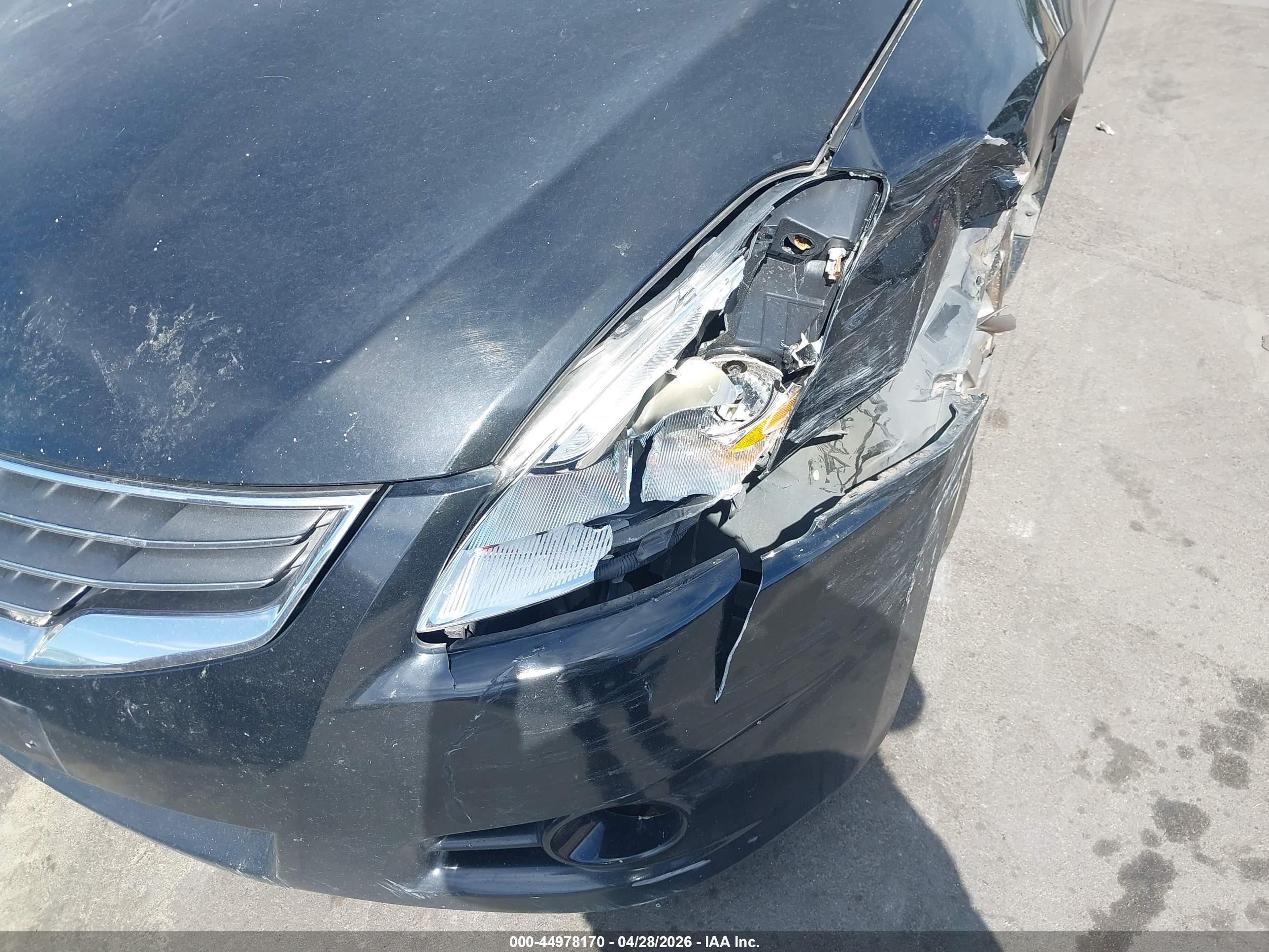 2012 Nissan Altima 2.5 Black vin: 1N4AL2APXCC164822