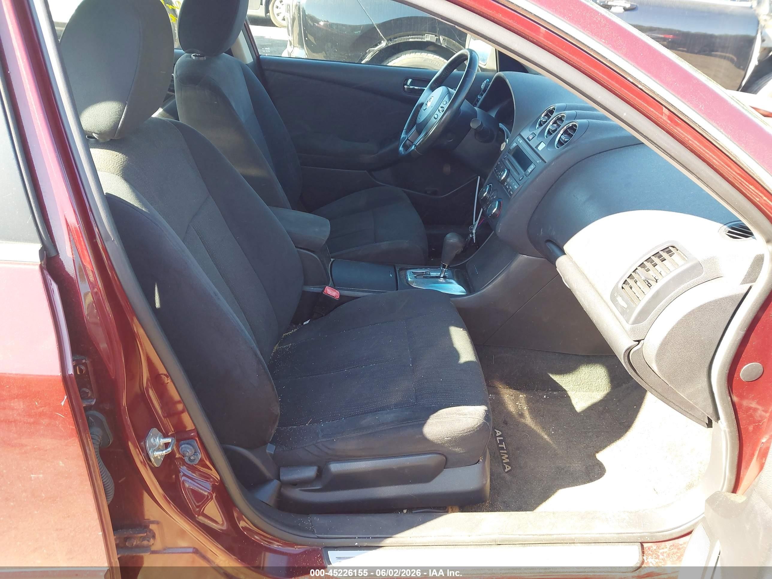 2012 Nissan Altima 2.5 S Red vin: 1N4AL2APXCC170698