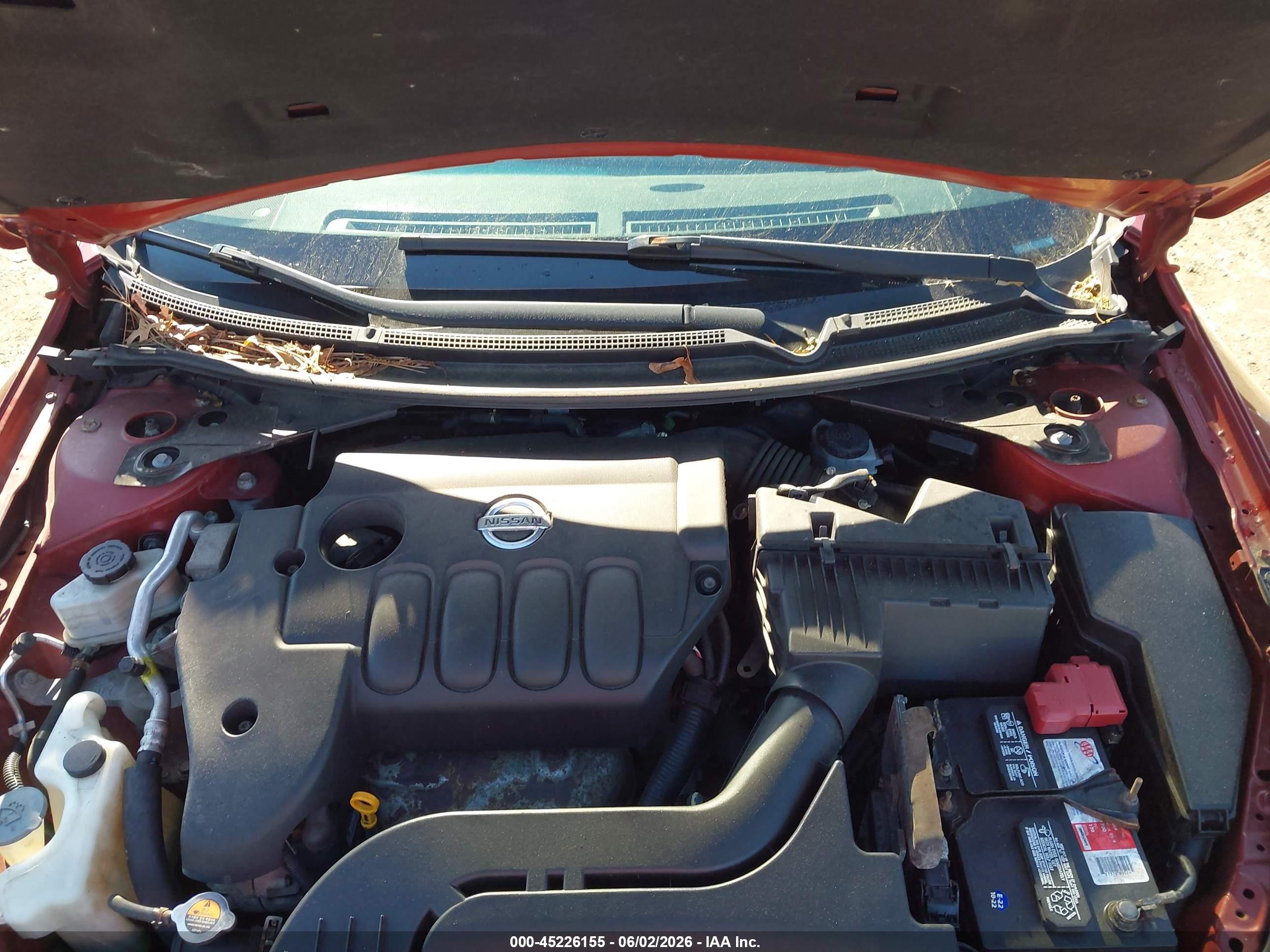 2012 Nissan Altima 2.5 S Red vin: 1N4AL2APXCC170698