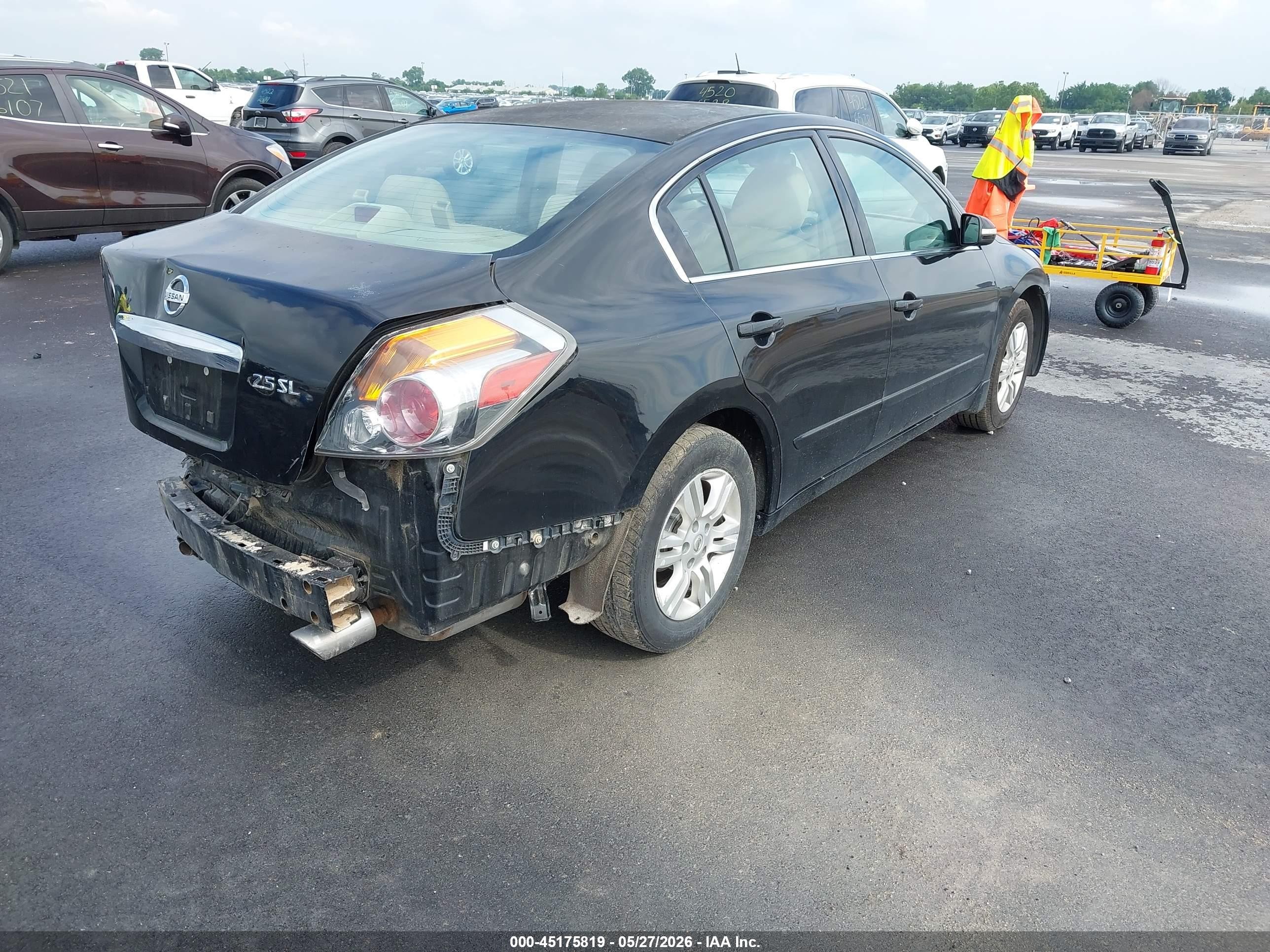 2012 Nissan Altima 2.5 S Black vin: 1N4AL2APXCC171074