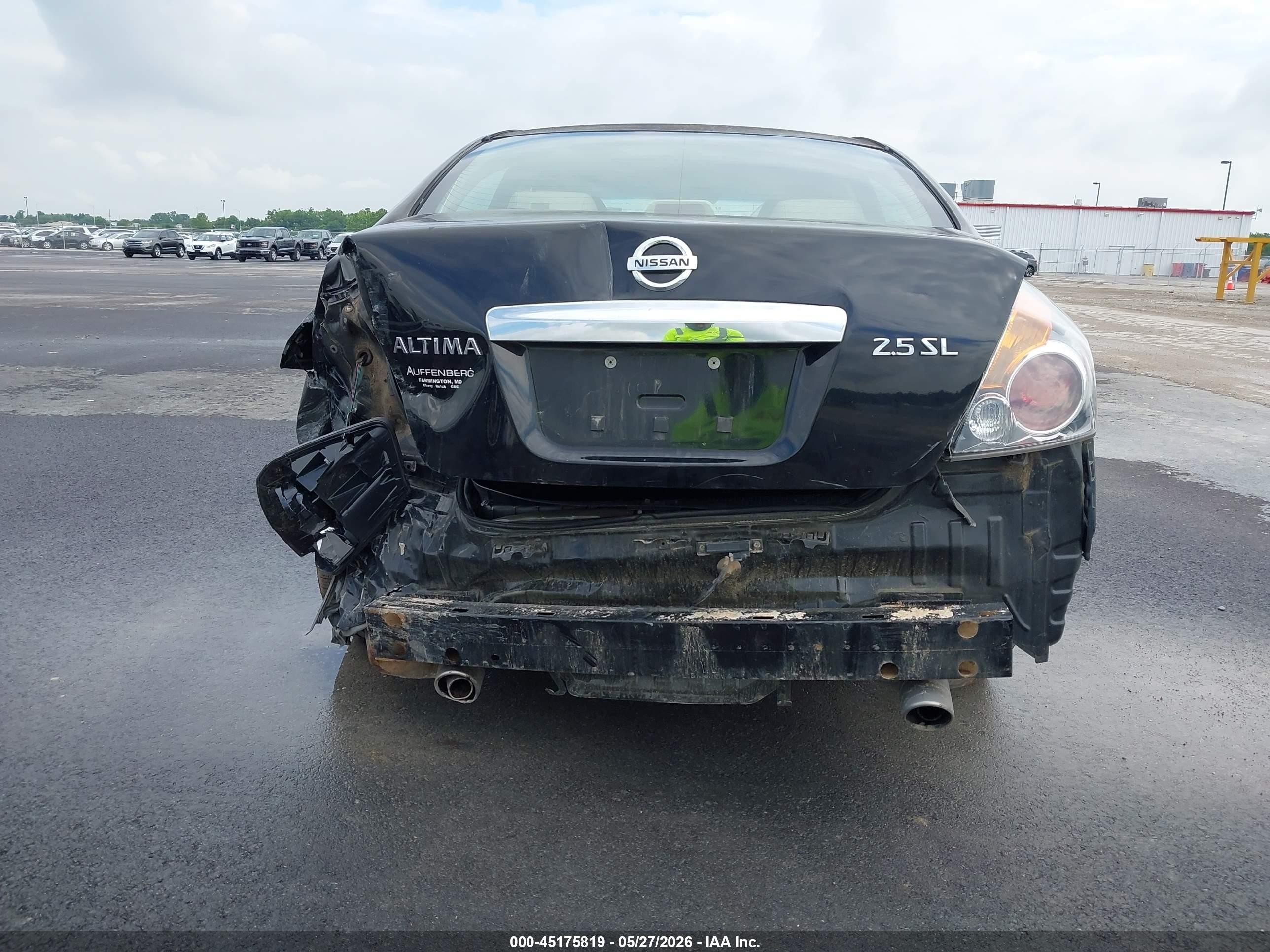 2012 Nissan Altima 2.5 S Black vin: 1N4AL2APXCC171074