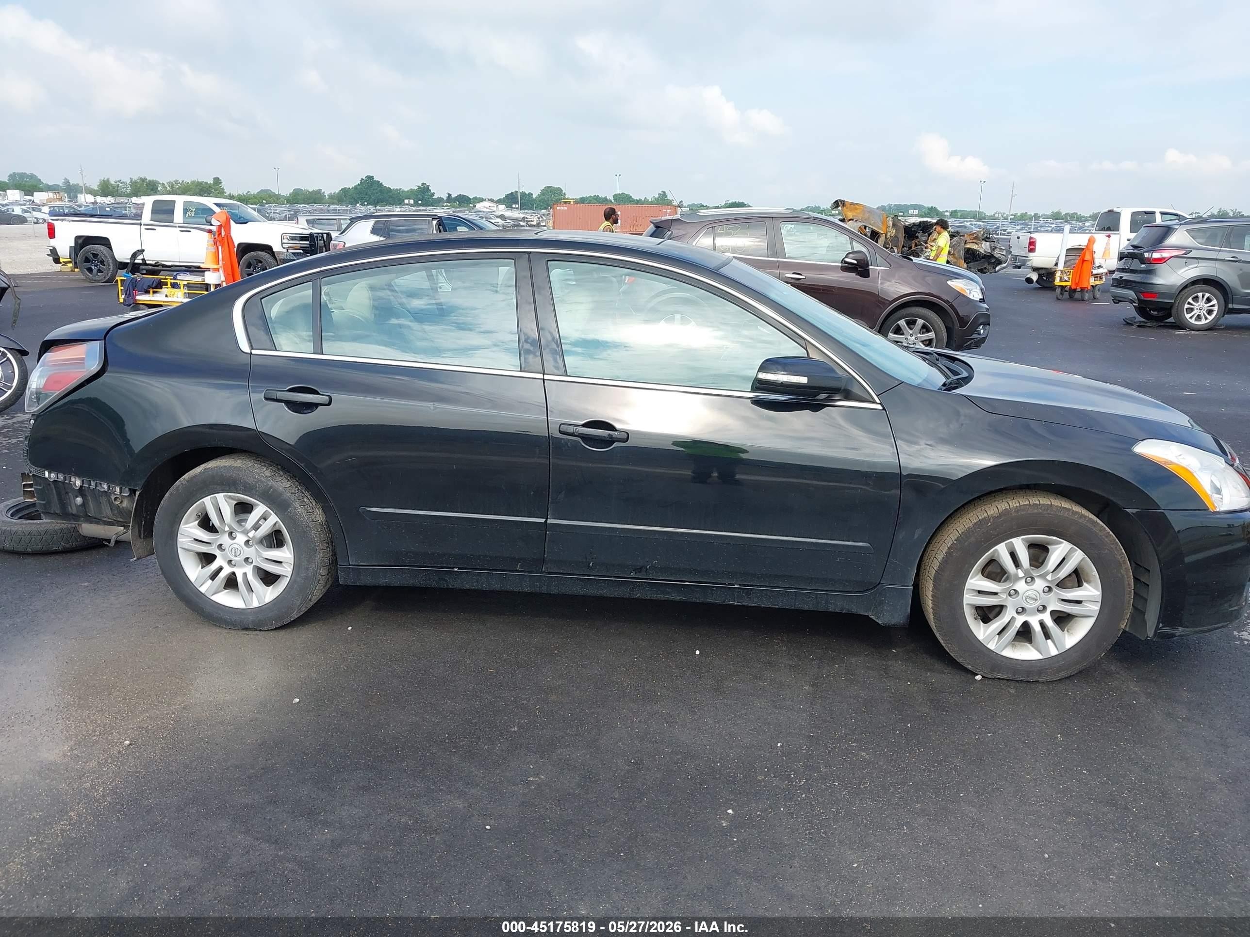 2012 Nissan Altima 2.5 S Black vin: 1N4AL2APXCC171074