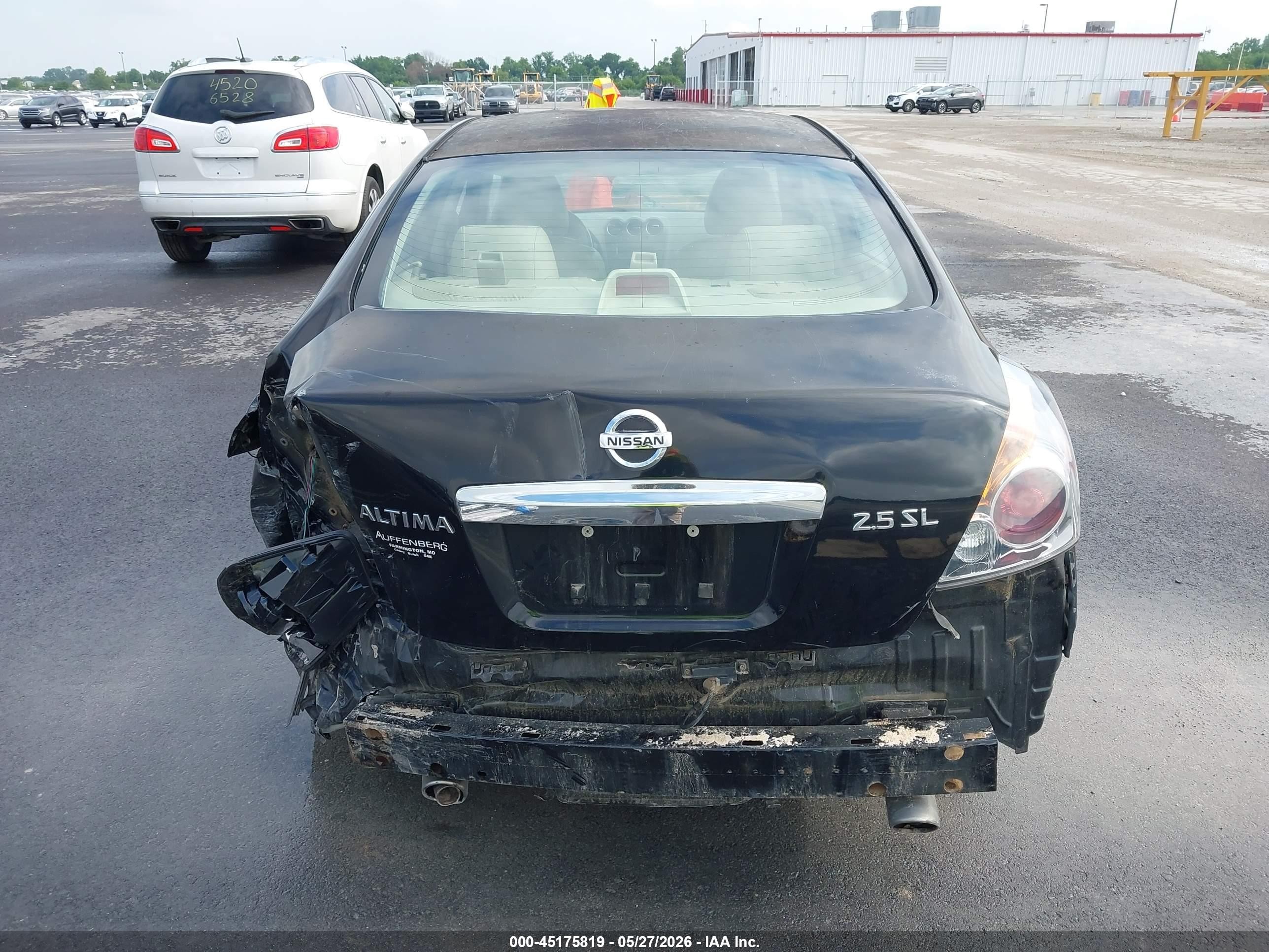 2012 Nissan Altima 2.5 S Black vin: 1N4AL2APXCC171074