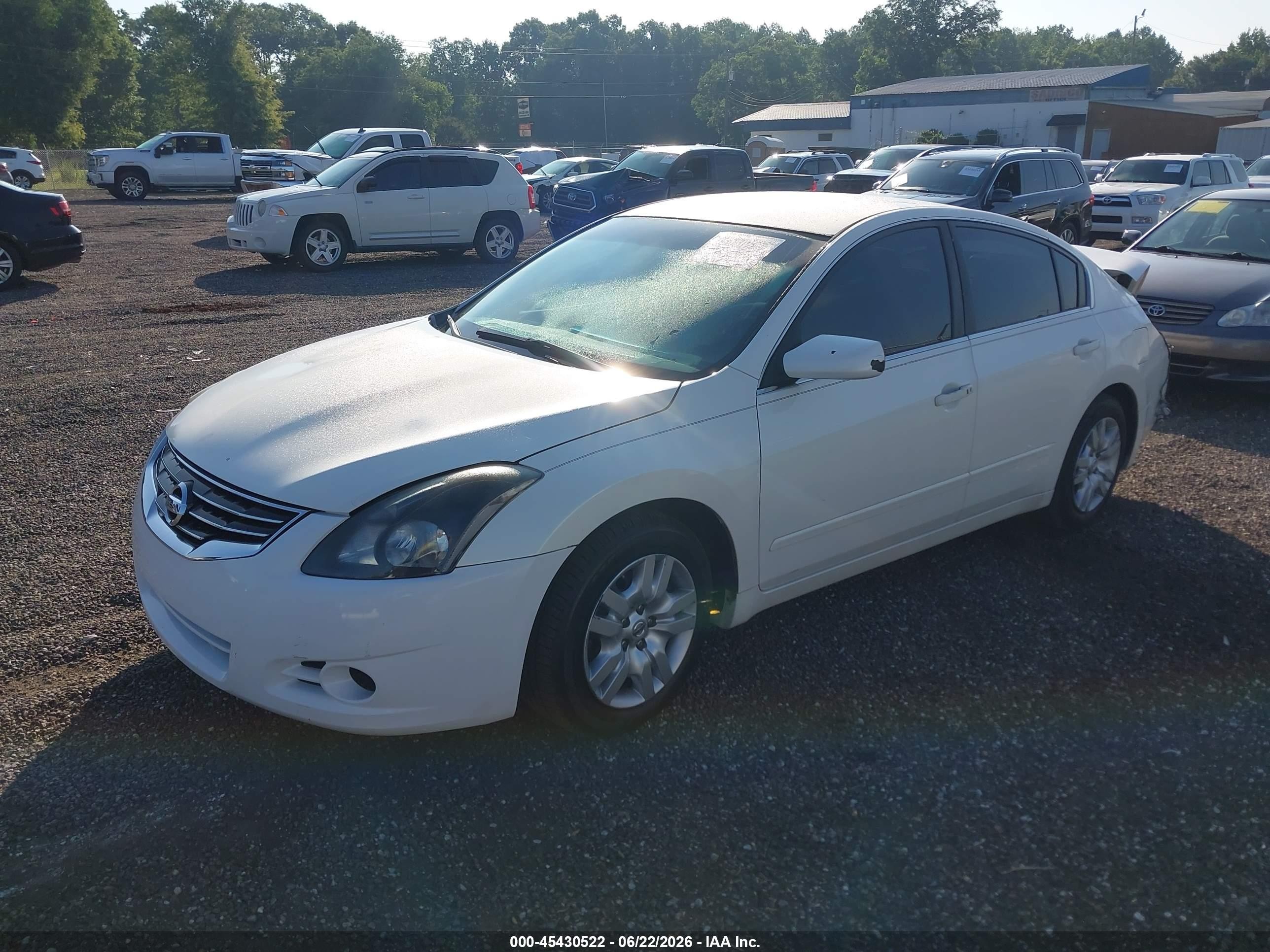 2012 Nissan Altima 2.5 S Белый vin: 1N4AL2APXCC184813