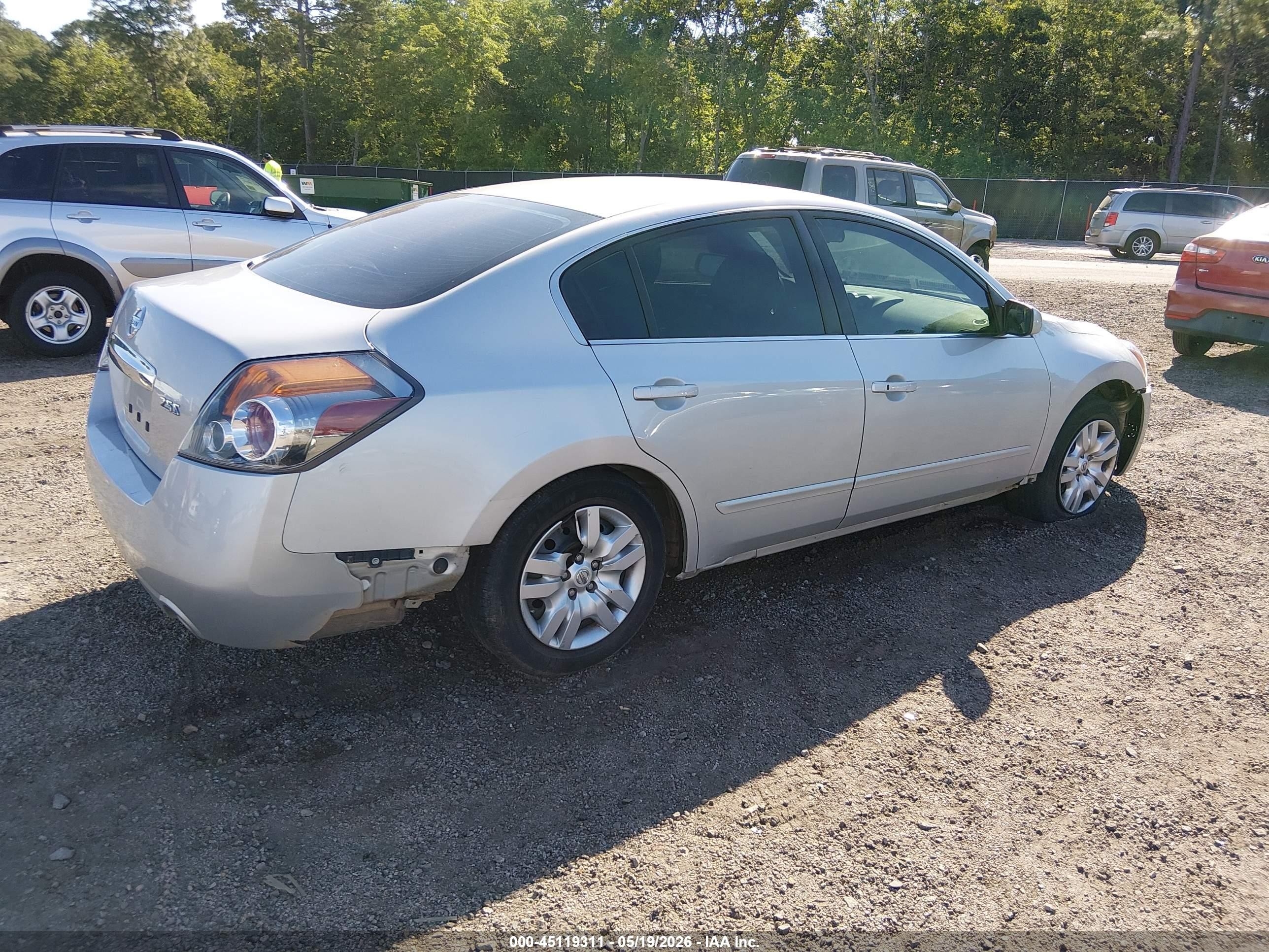 2012 Nissan Altima 2.5 S Silver vin: 1N4AL2APXCC188571