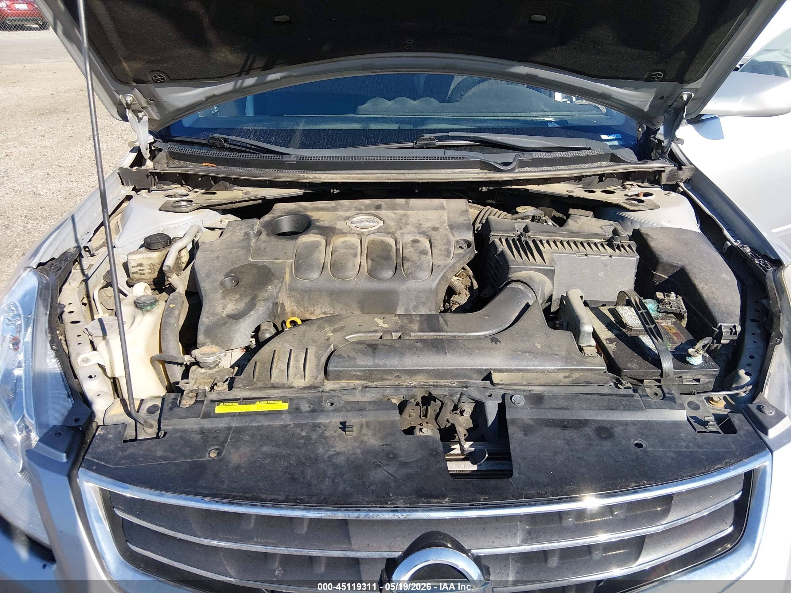 2012 Nissan Altima 2.5 S Silver vin: 1N4AL2APXCC188571
