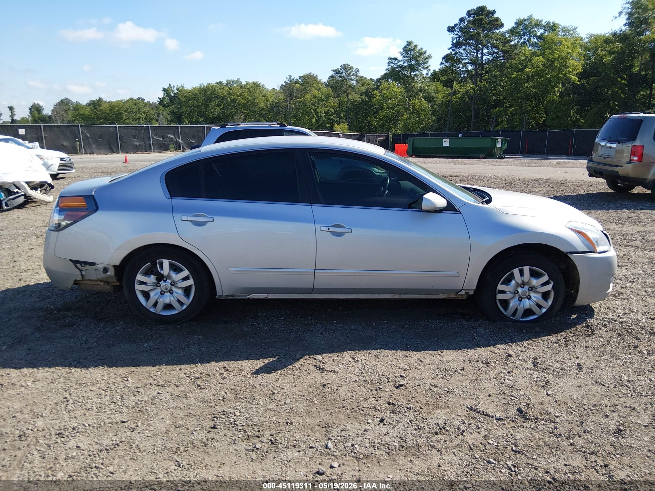 2012 Nissan Altima 2.5 S Silver vin: 1N4AL2APXCC188571