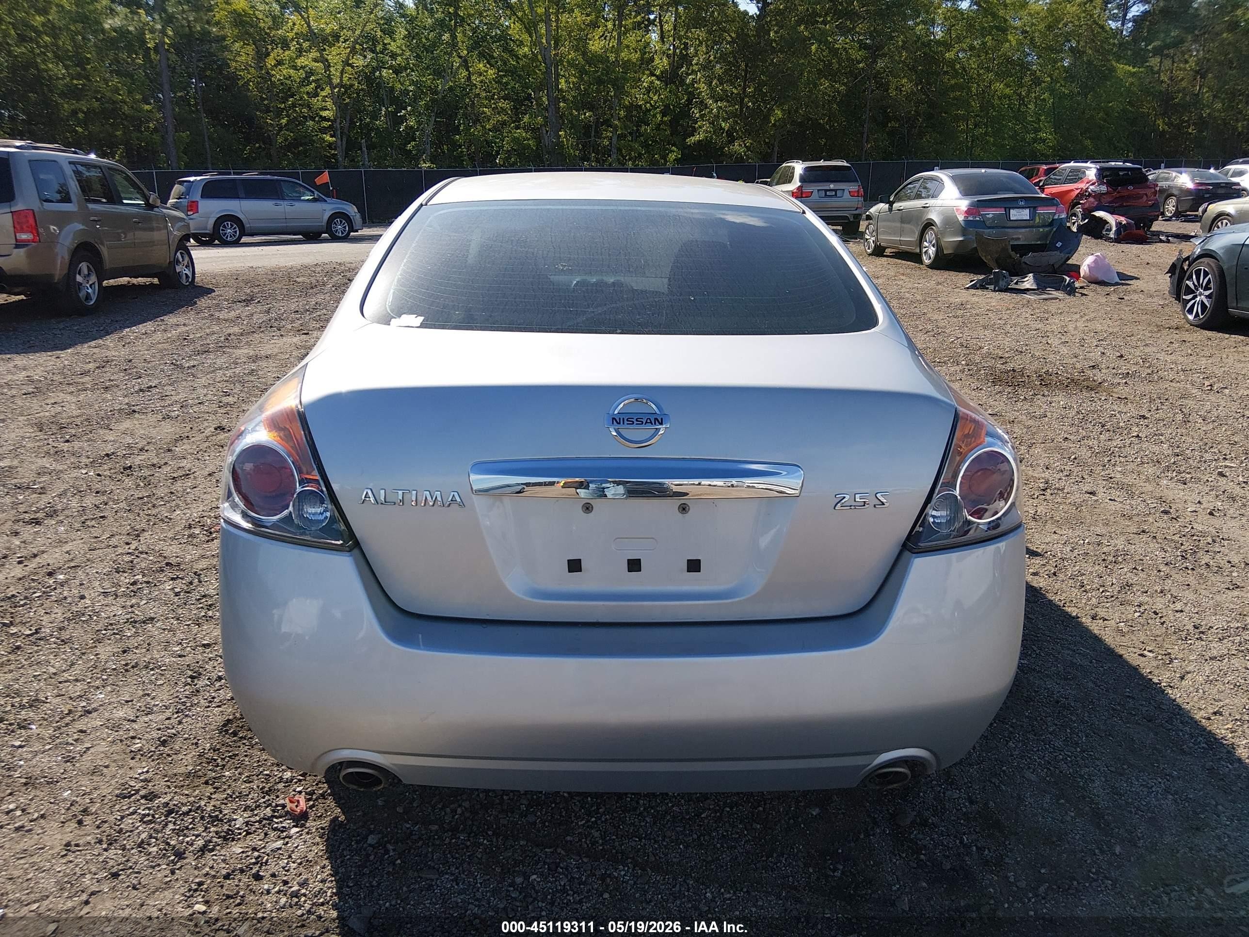 2012 Nissan Altima 2.5 S Silver vin: 1N4AL2APXCC188571