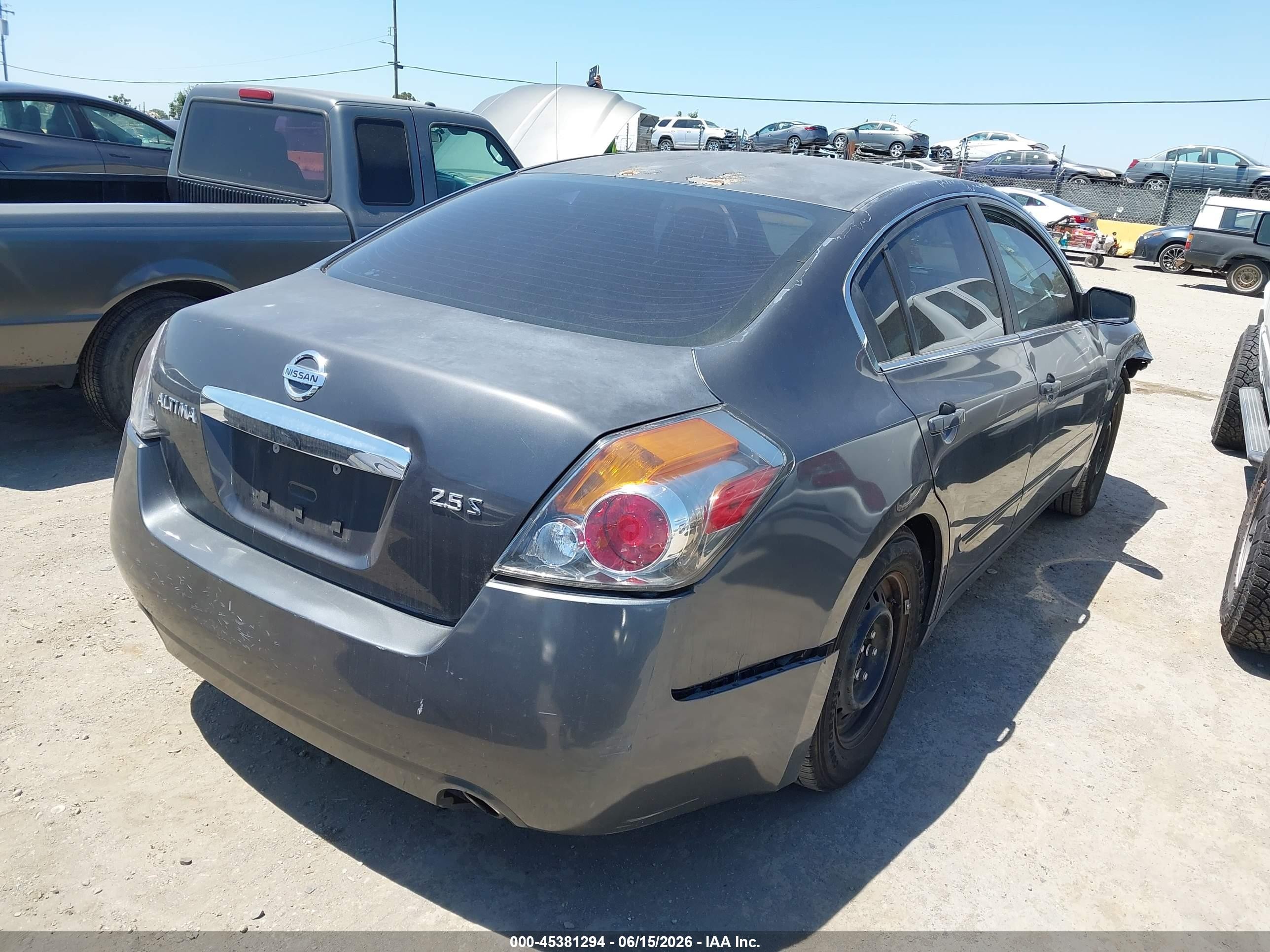 2012 Nissan Altima 2.5 S Gray vin: 1N4AL2APXCC189848