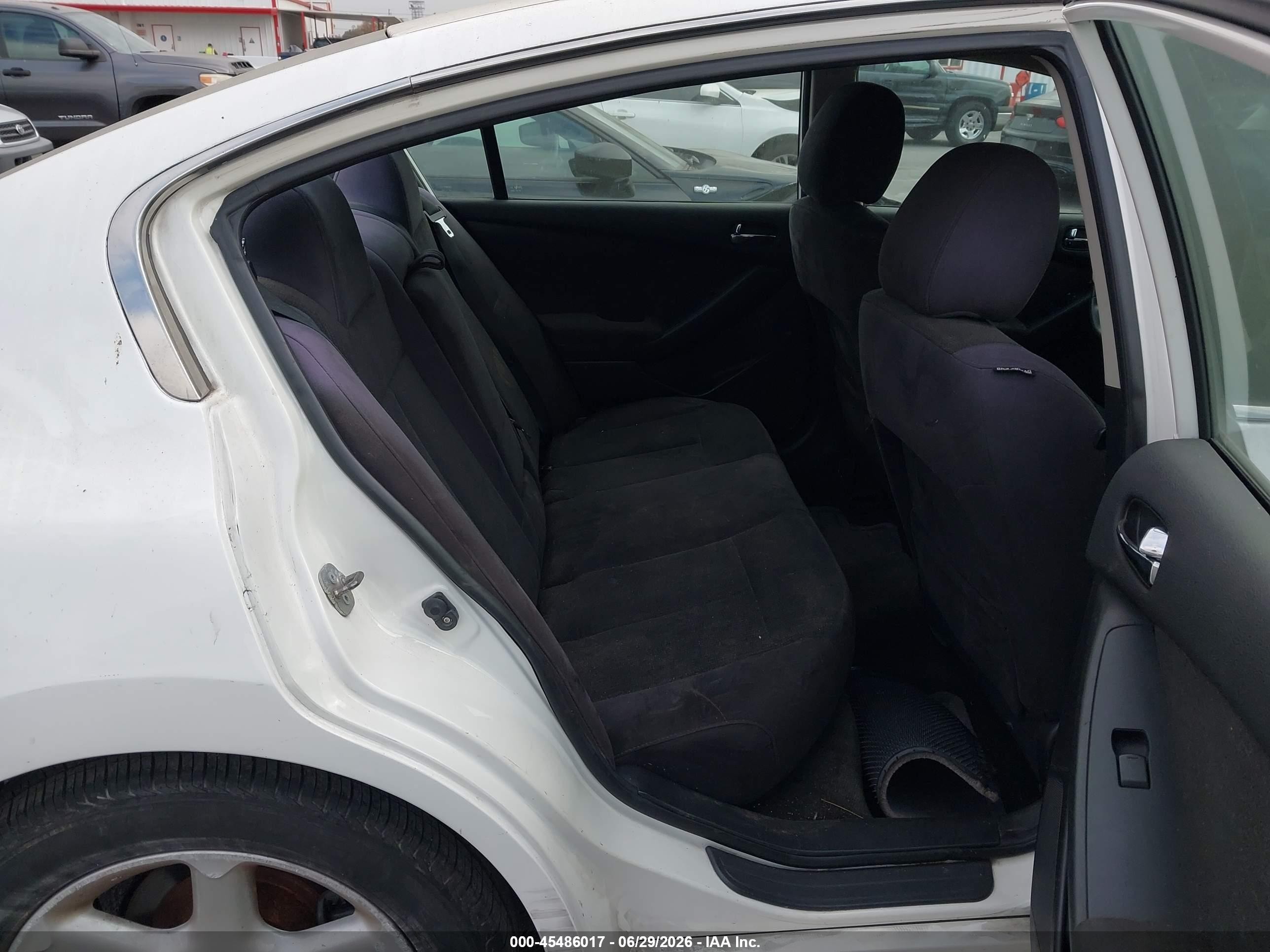 2012 Nissan Altima 2.5 S White vin: 1N4AL2APXCC192507