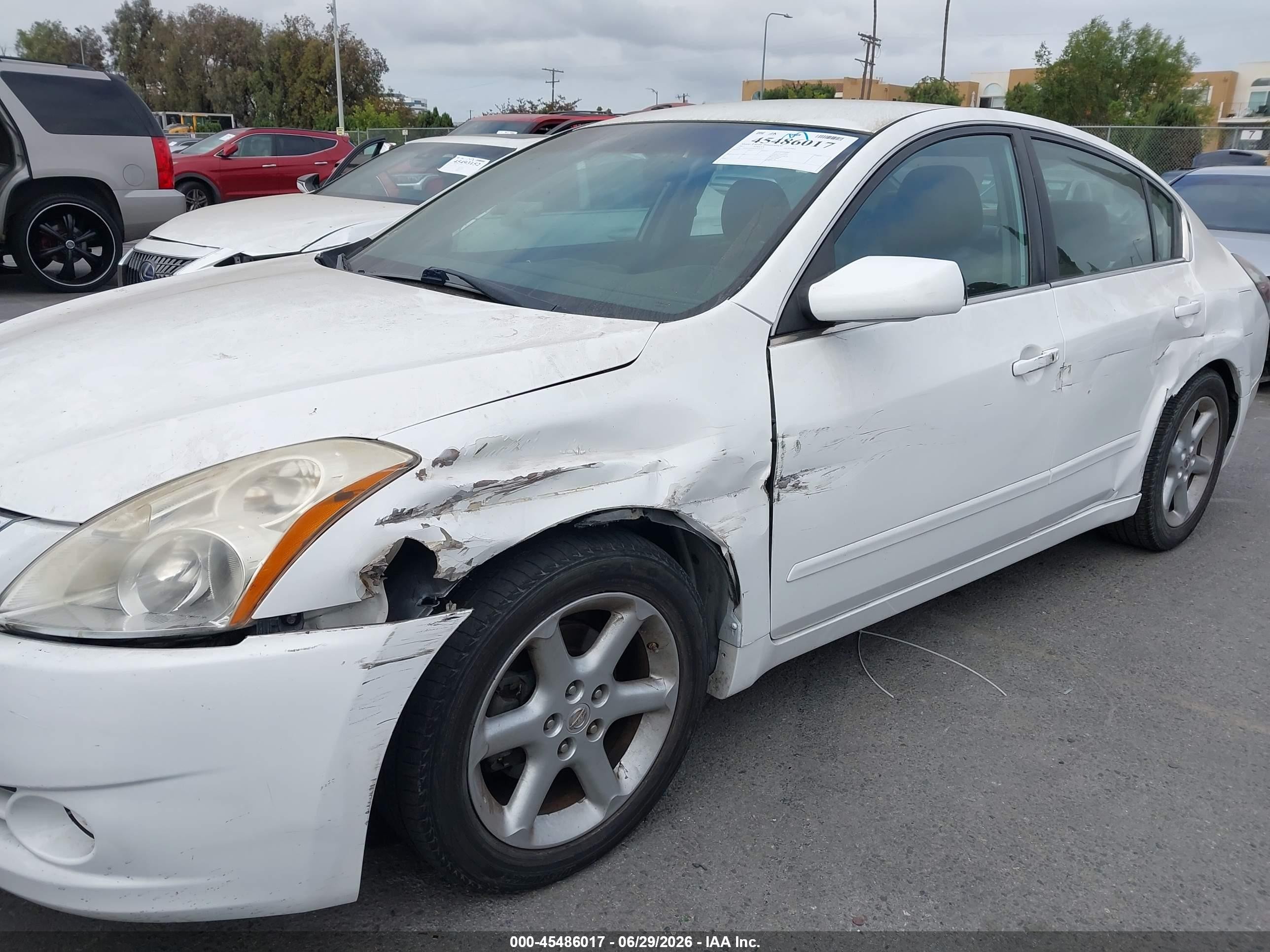 2012 Nissan Altima 2.5 S White vin: 1N4AL2APXCC192507