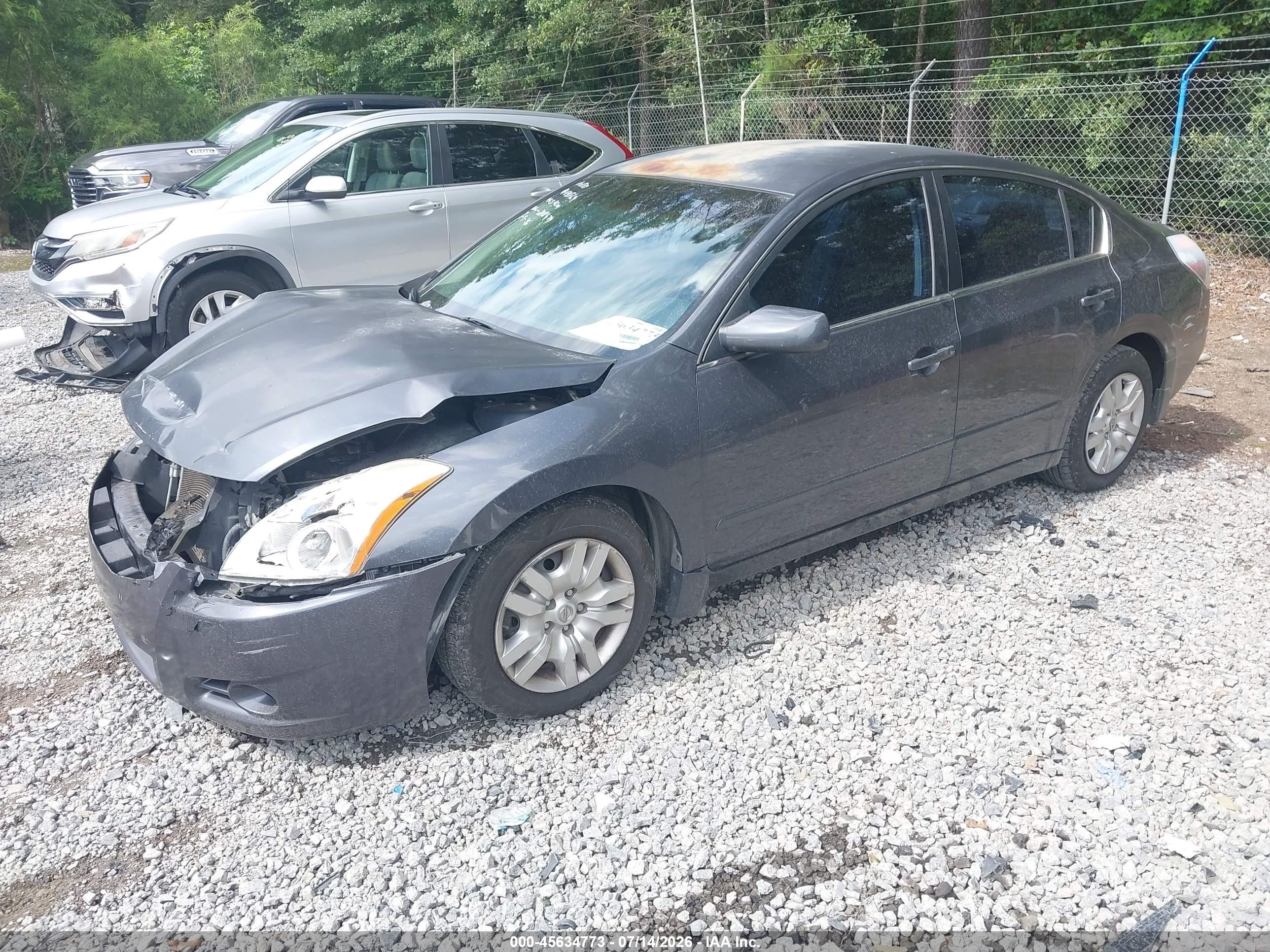 2012 Nissan Altima 2.5 S Gray vin: 1N4AL2APXCC218474