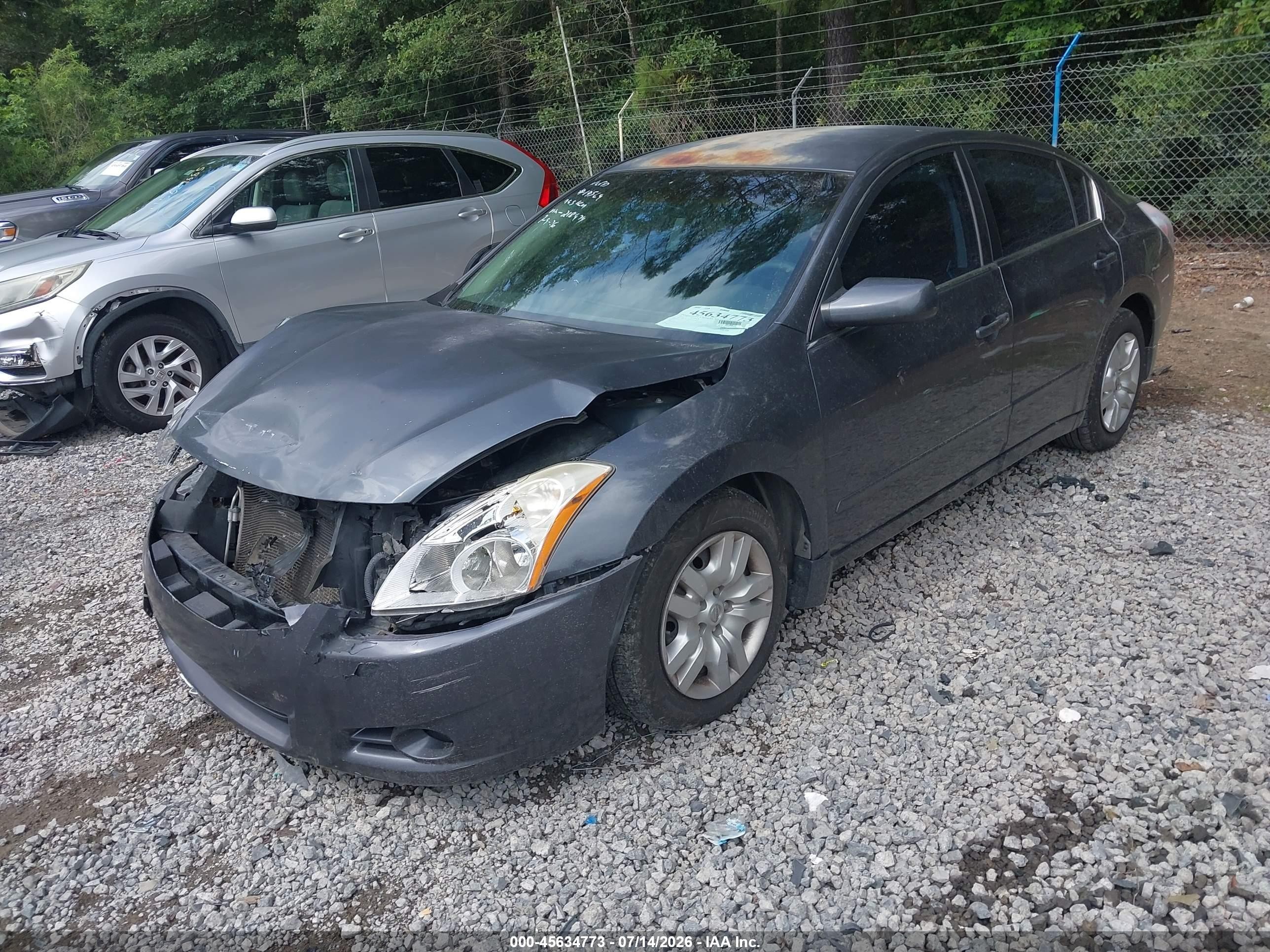 2012 Nissan Altima 2.5 S Gray vin: 1N4AL2APXCC218474