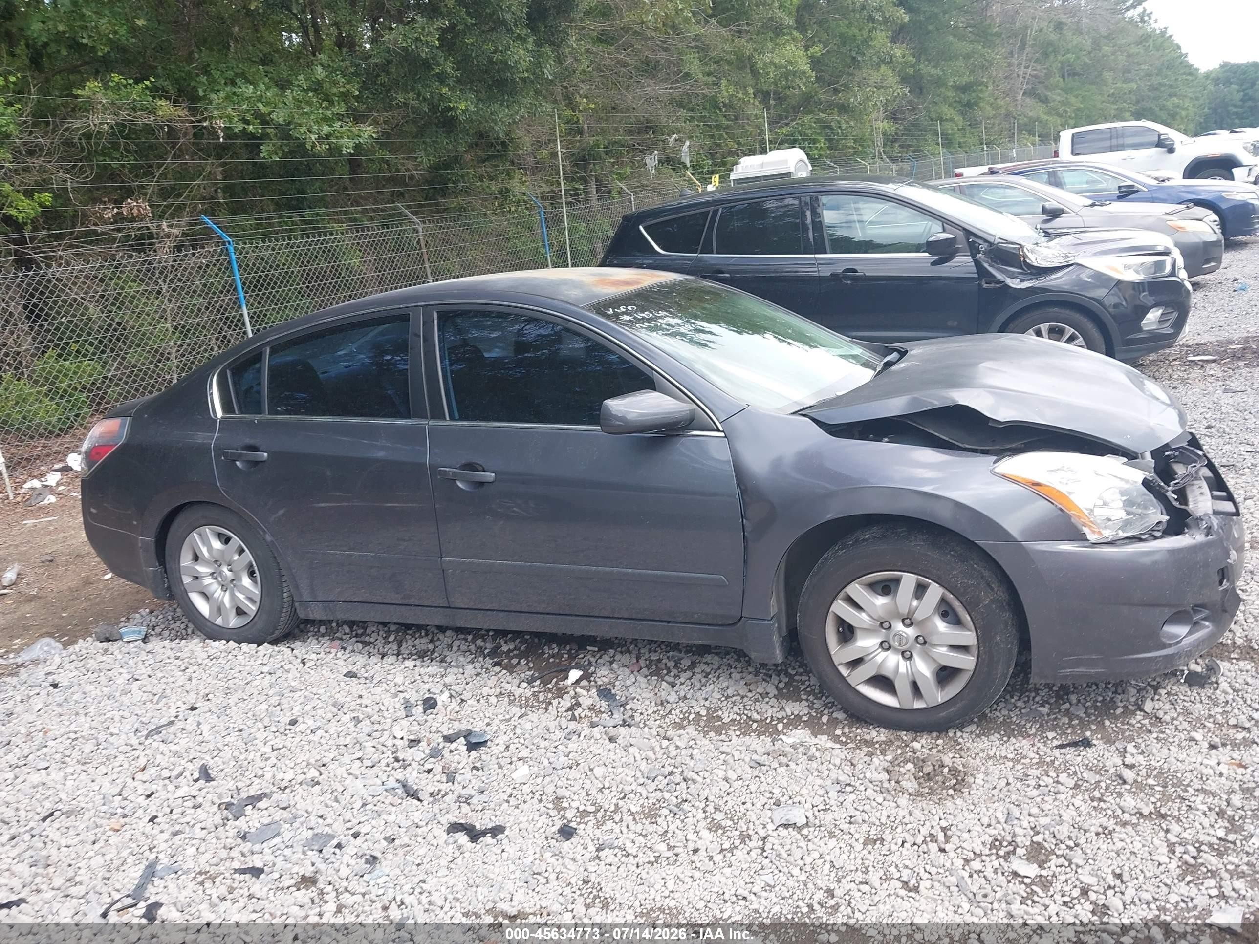 2012 Nissan Altima 2.5 S Gray vin: 1N4AL2APXCC218474