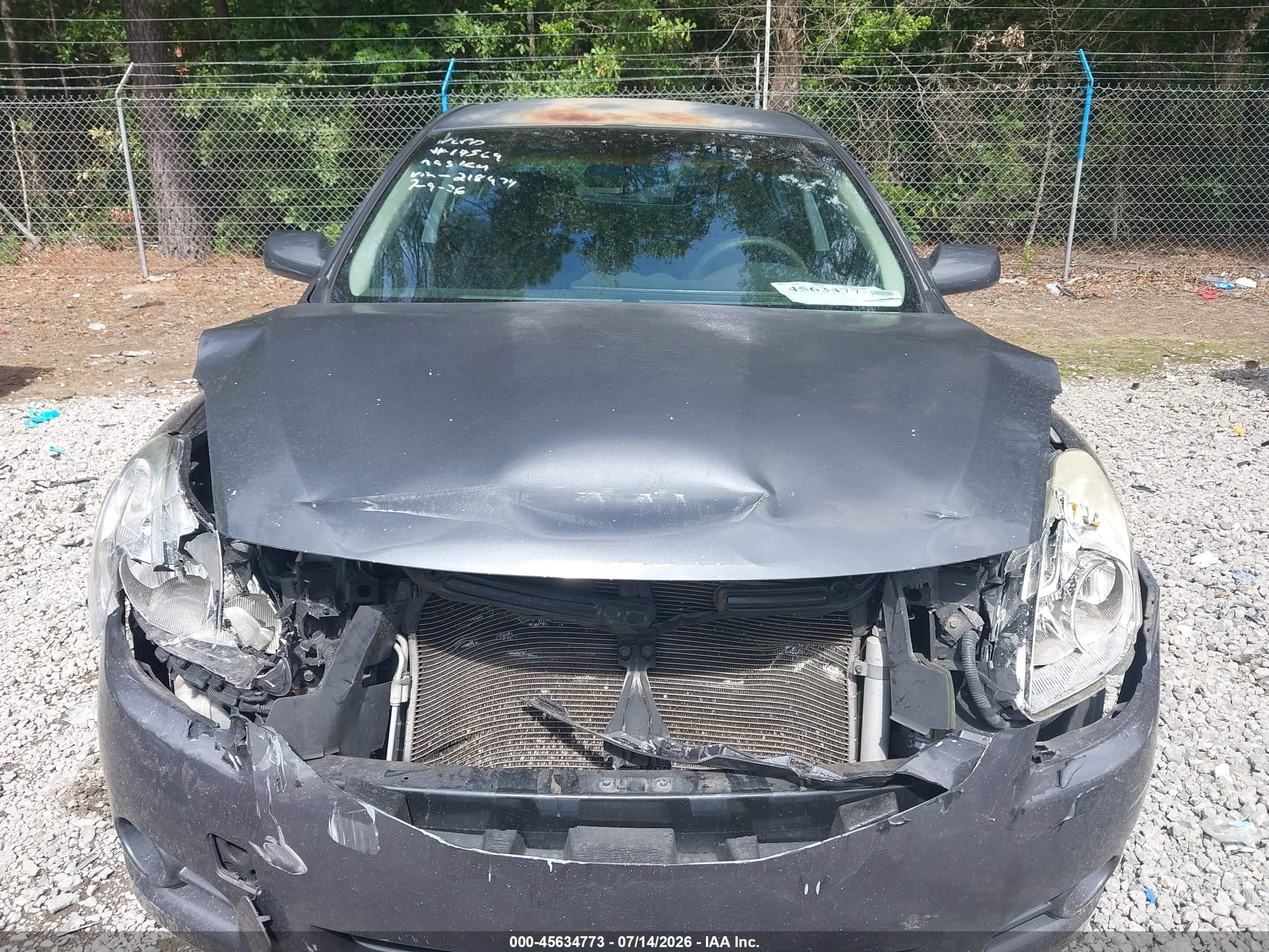 2012 Nissan Altima 2.5 S Gray vin: 1N4AL2APXCC218474