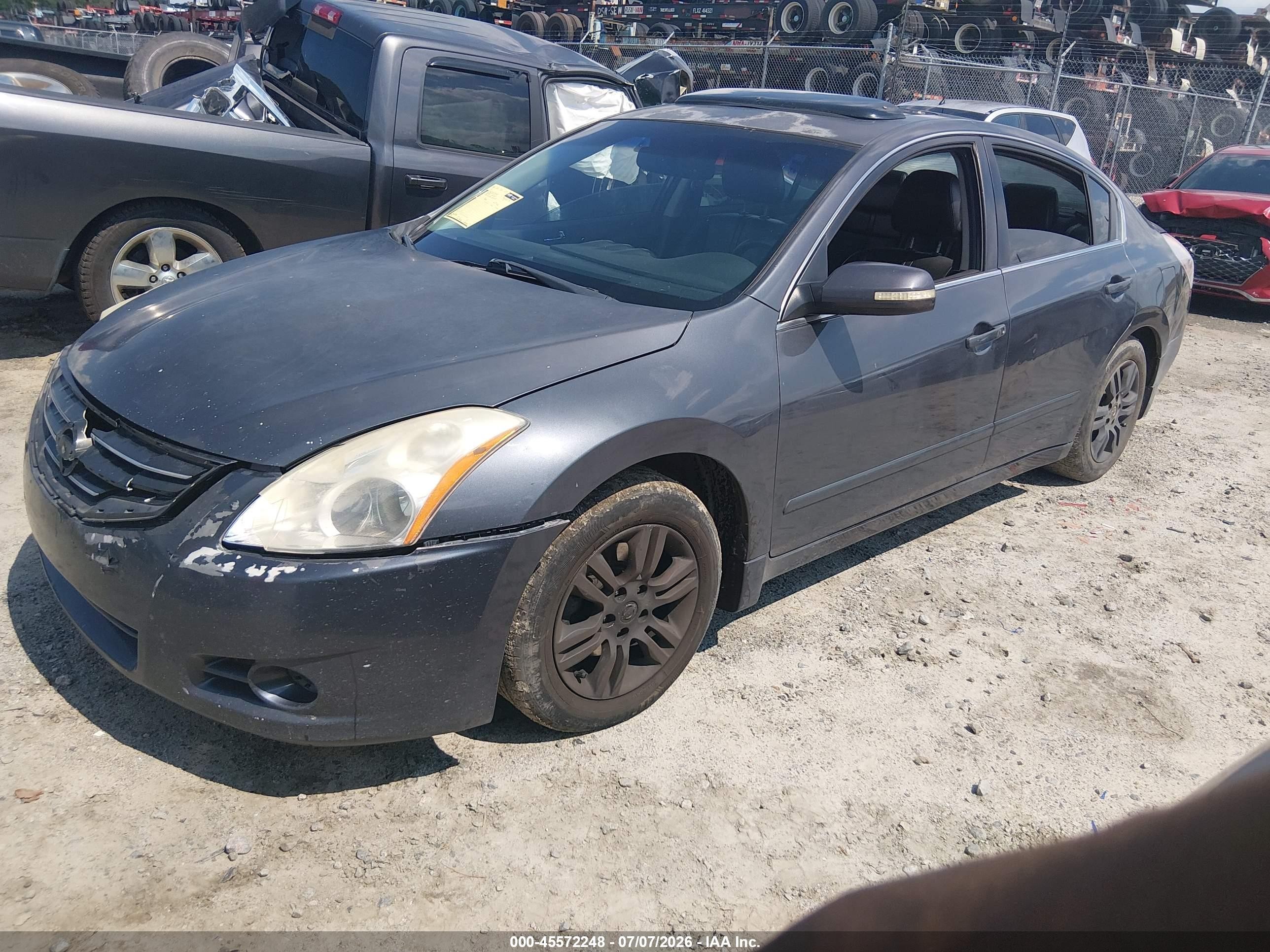 2012 Nissan Altima 2.5 S Серый vin: 1N4AL2APXCC229622